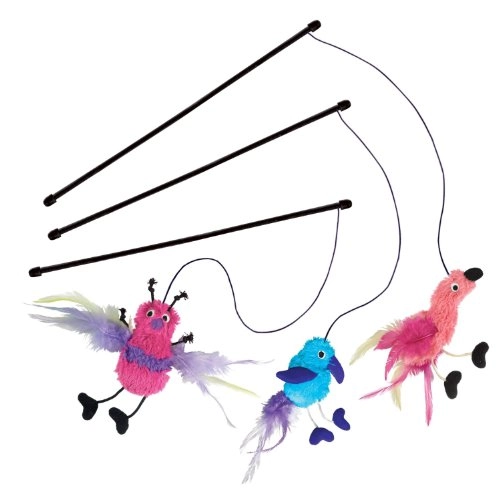 Kong Active Feather Teaser Catnip Toy, Assorted