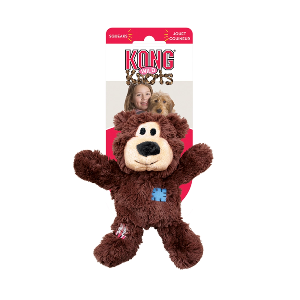 Kong Kc45425 Wild Knots Bear, Small And Medium