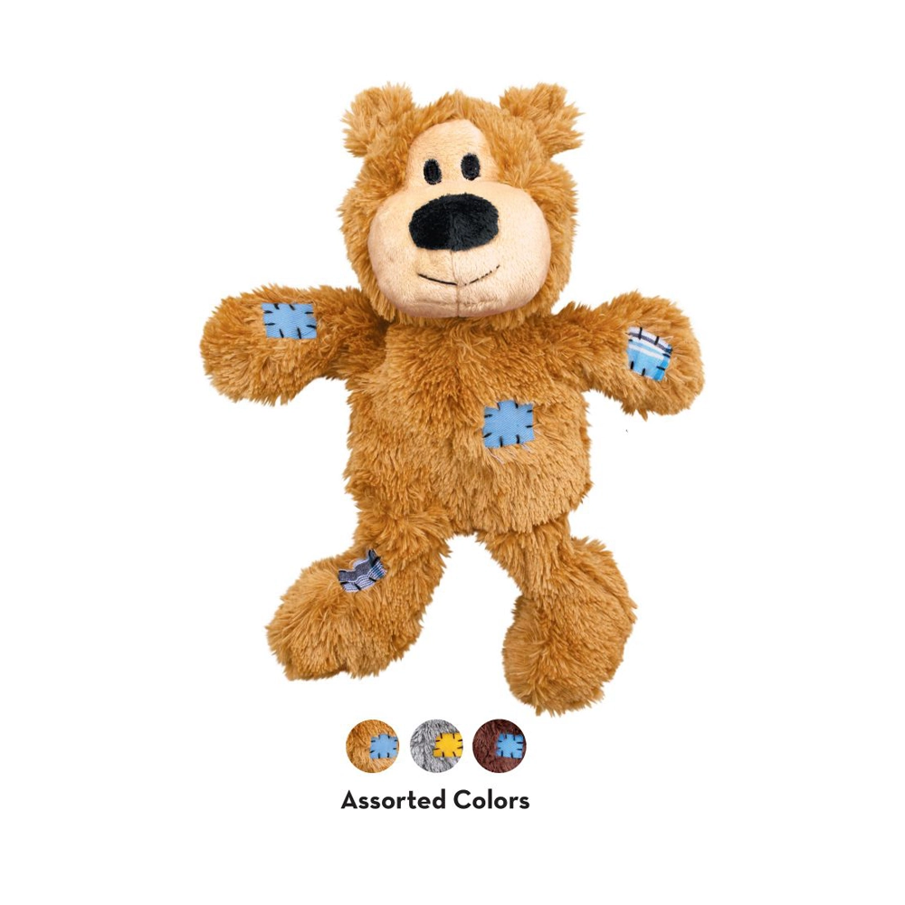 Kong Wild Knots Squeaker Bears For Dogs, Medium/large, Colors Vary