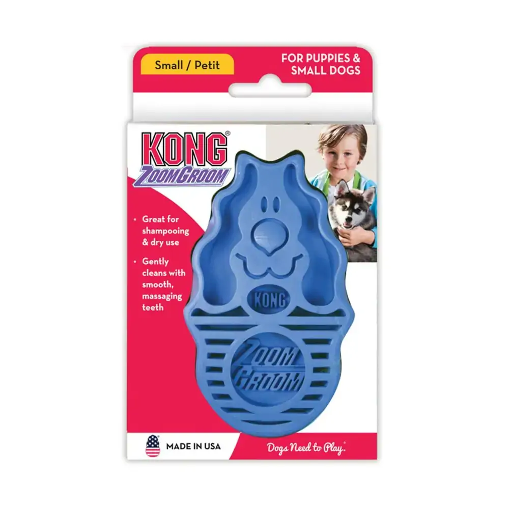 Kong Zoomgroom Boysenberry Small Zg2