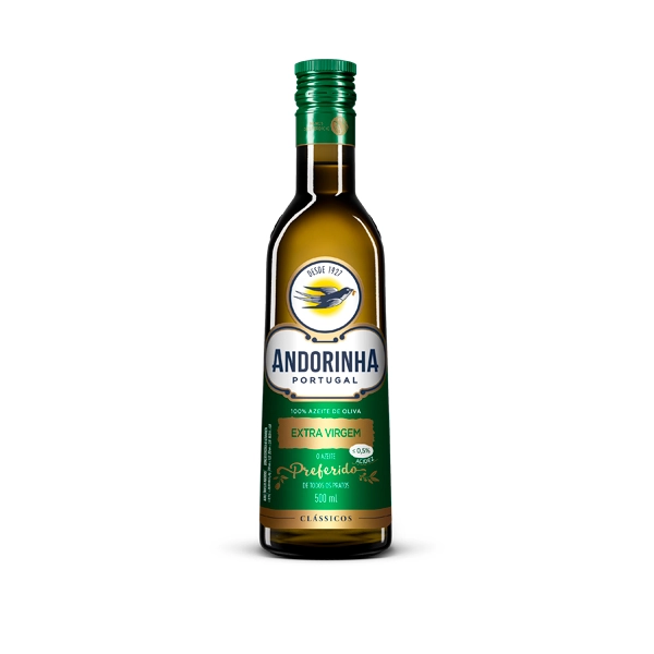 Azeite De Oliva Extra Virgem Português Andorinha Clássicos Vidro 500ml