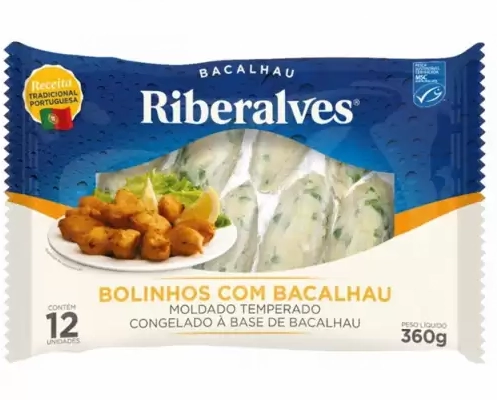 Bolinho De Bacalhau Riberalves 360g