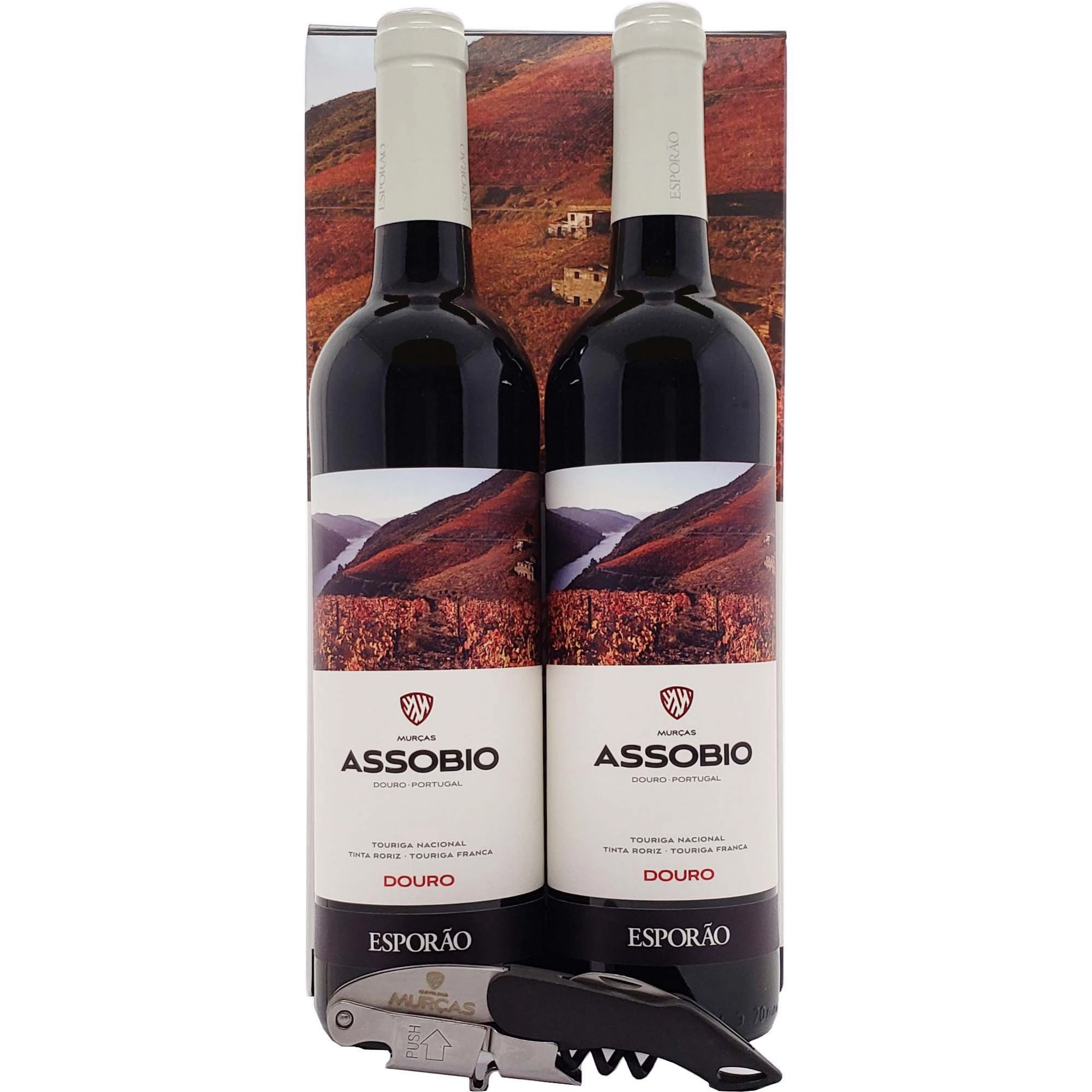 Kit Assobio Douro 2 Vinhos Tinto Abridor