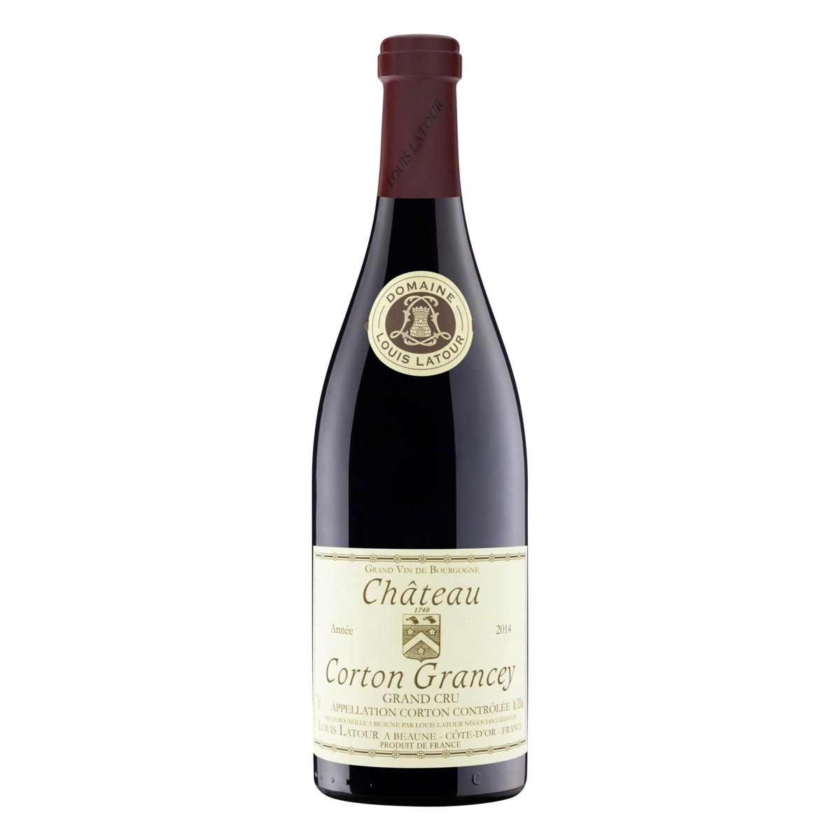 Vinho Francês Tinto Seco Château Corton Grancey Louis Latour Pinot Noir Bourgogne Garrafa 750ml