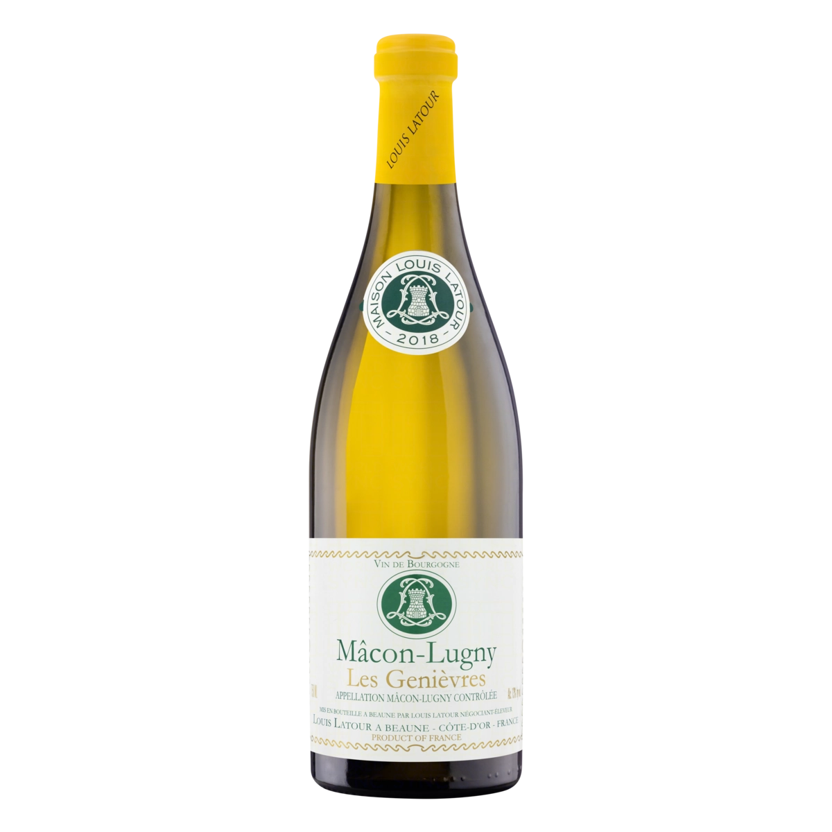 VINHO LOUIS LATOUR MACON LUGNY LES GENIEVRES BRANCO 2018 750ML