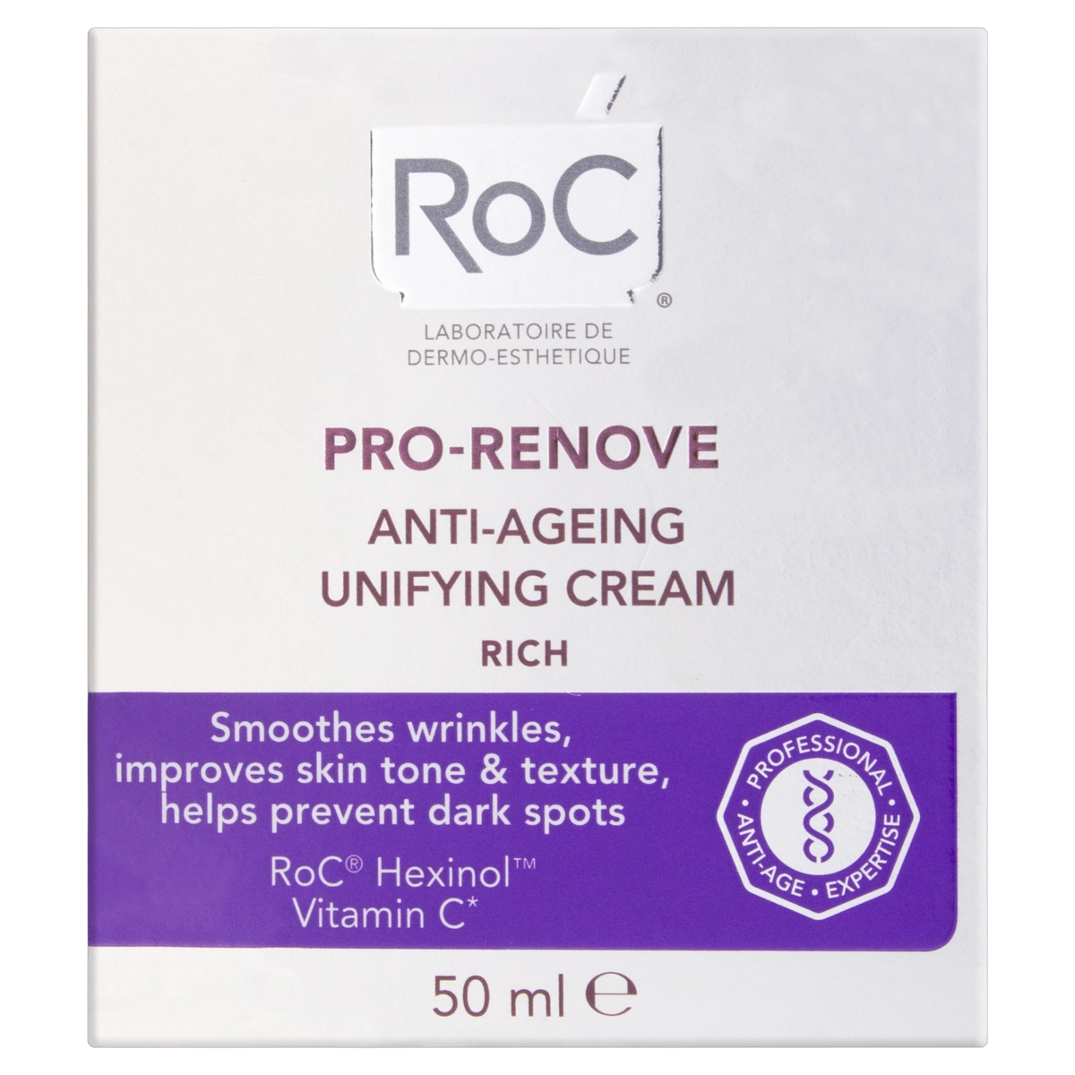 Creme Anti Idade Uniformizador Roc Pro Renove Caixa 50ml