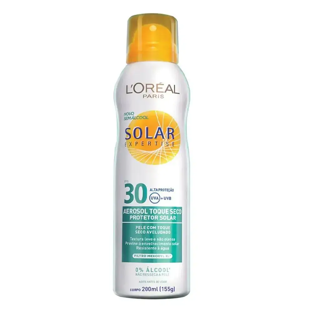 Protetor Solar L Oréal Paris Expertise Toque Seco Aerosol Fps 30