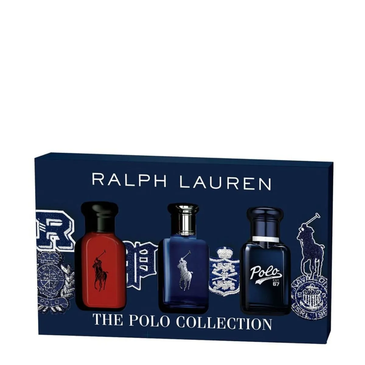 Kit Ralph Lauren The Polo Collection Masculino - Blue EDT 25ml + Red EDT 25ml + 67 EDT 25ml Kit