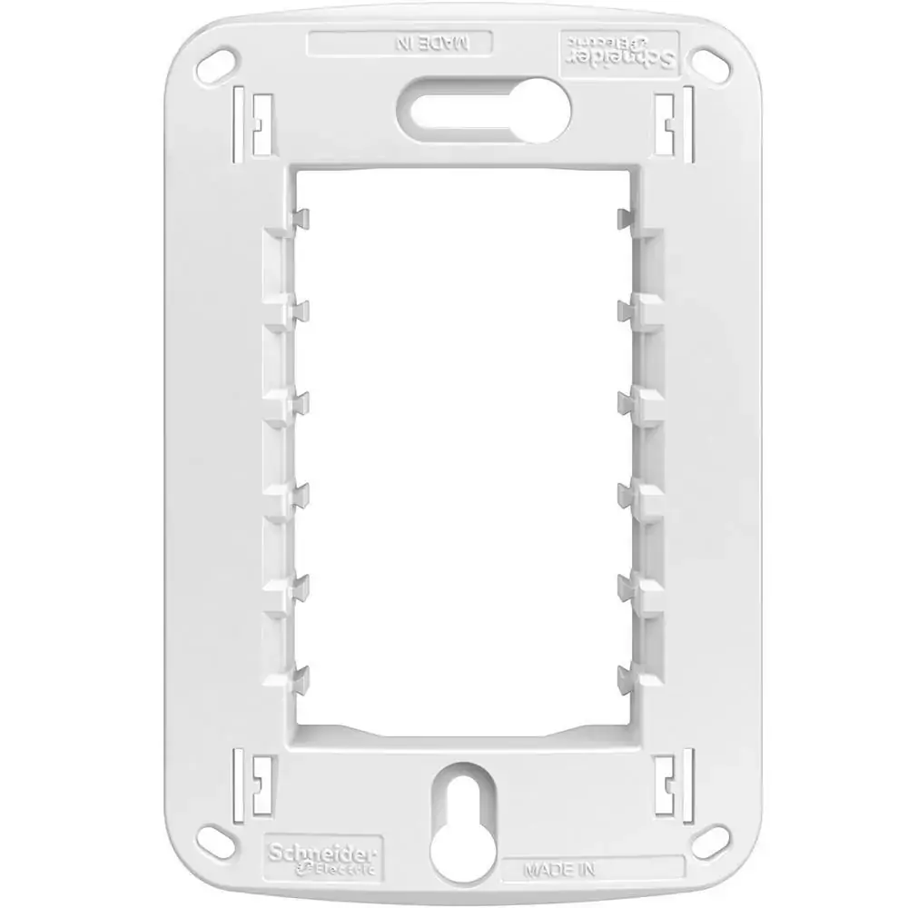 Suporte 4x2 para 3 Postos Miluz Branca