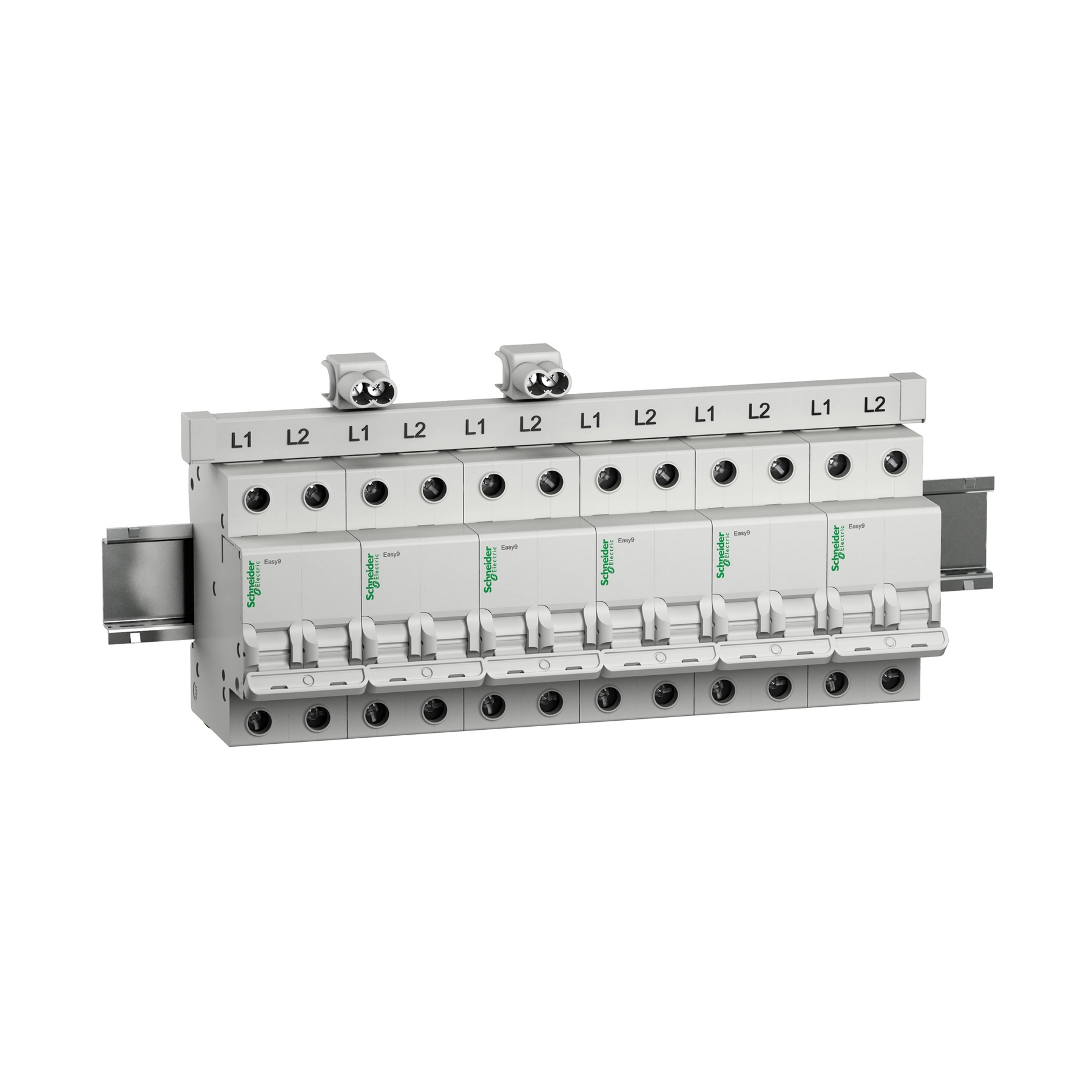 Barramento Fase 3p 80a 12 Polos Schneider