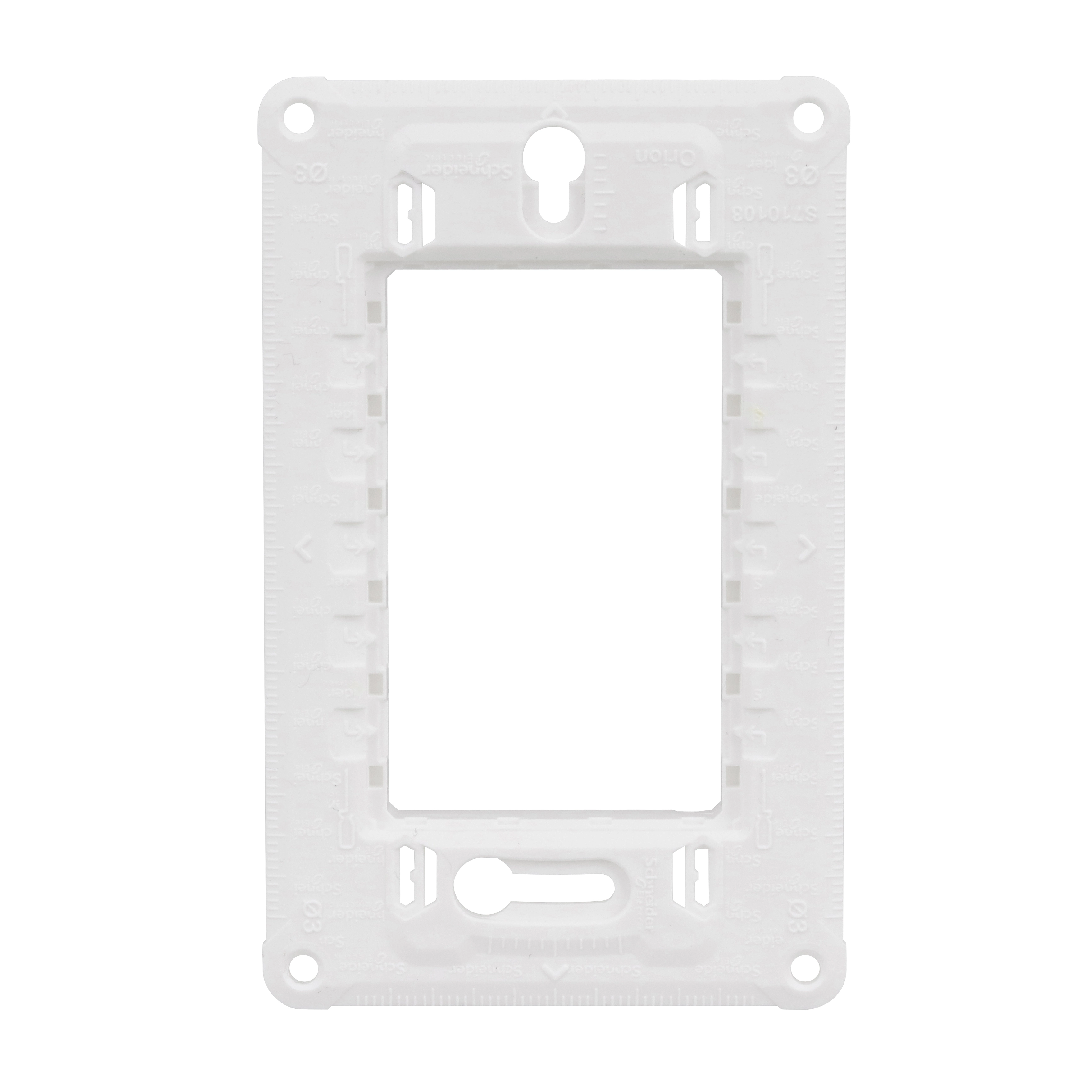 Suporte 4X2 Para 3 Modulos Branco Orion Schneider