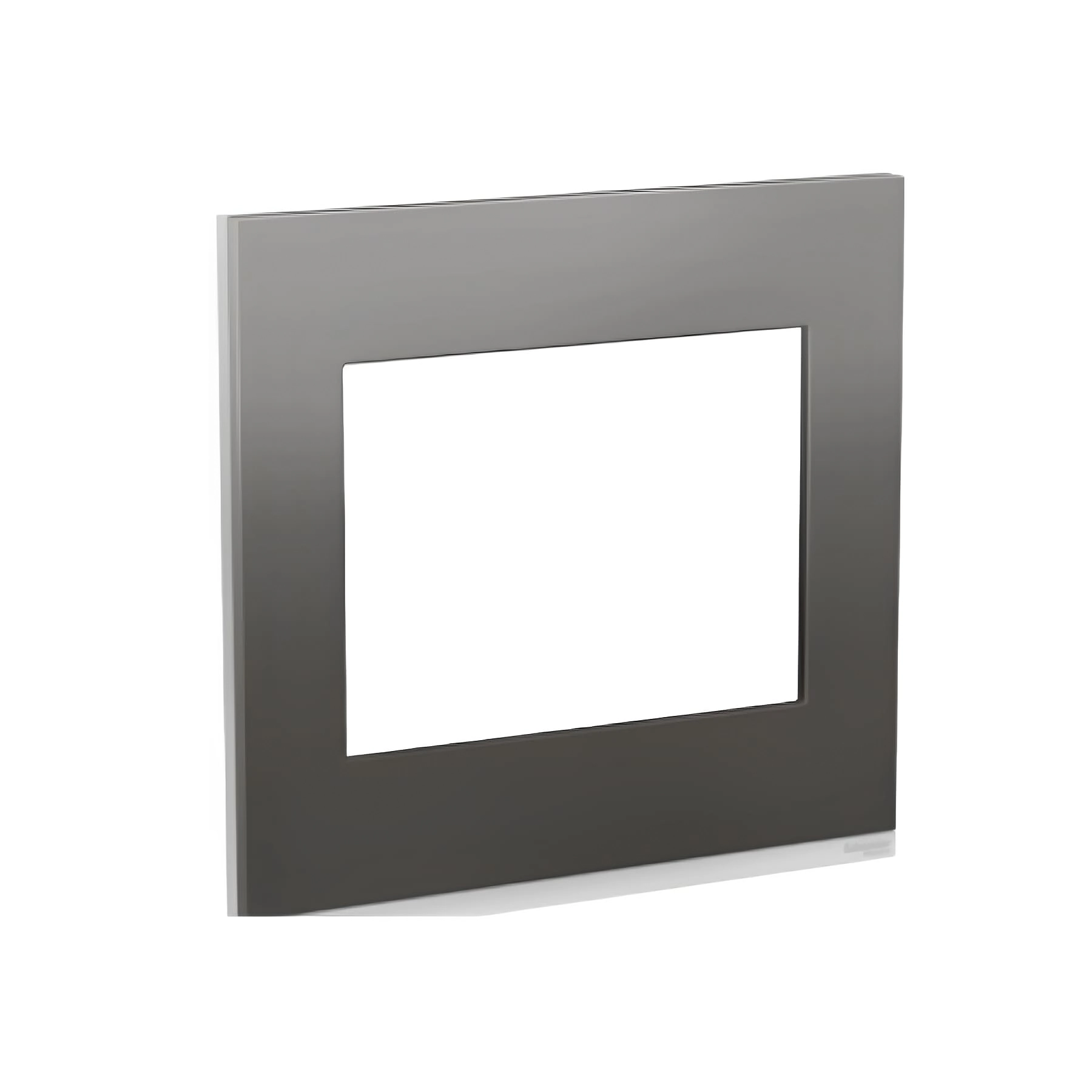 Placa com Suporte 4x4 6 Módulos Class Cinza Metal Orion Schneider