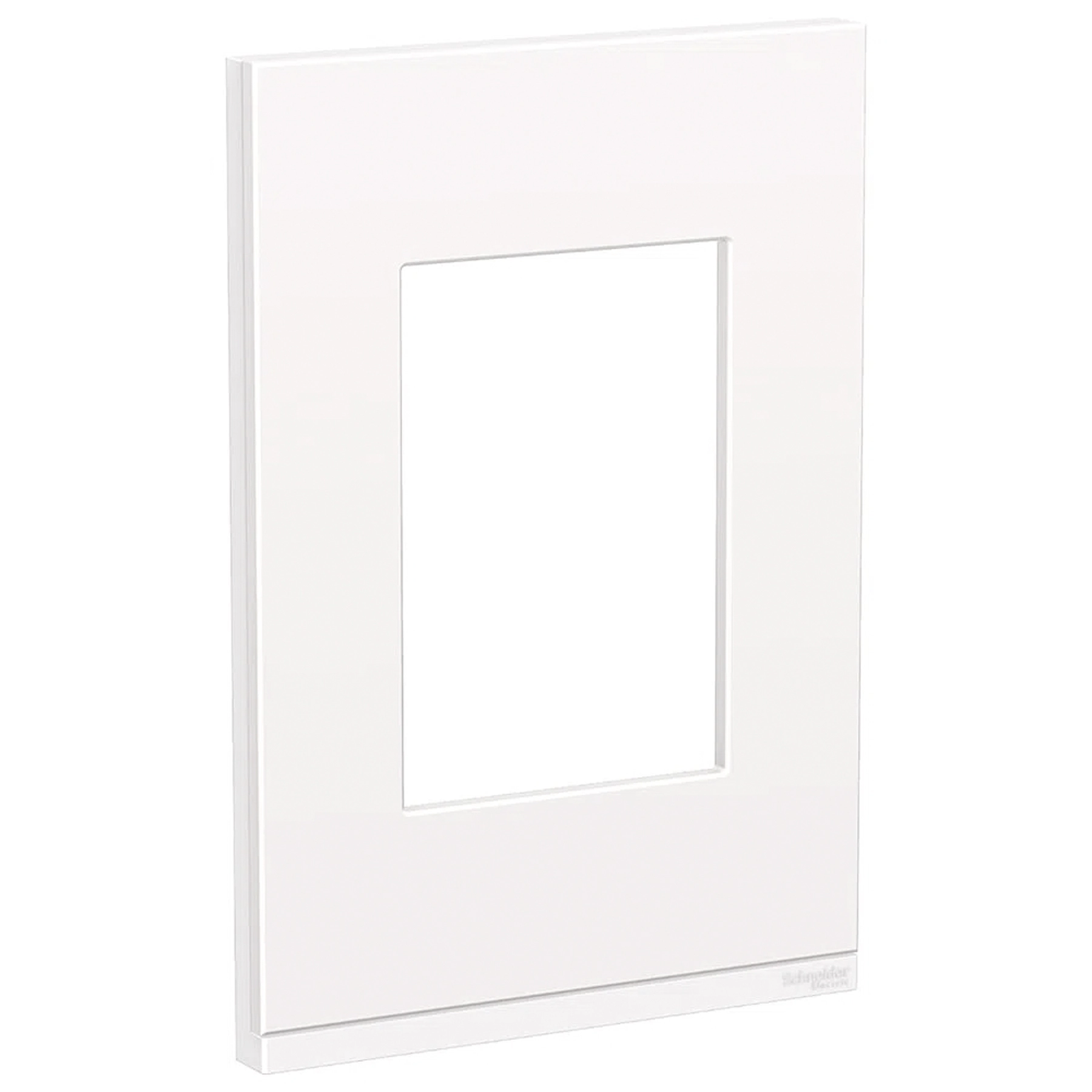 Placa com Suporte 4x2 3 Módulos Class Branco Fenix Orion Schneider