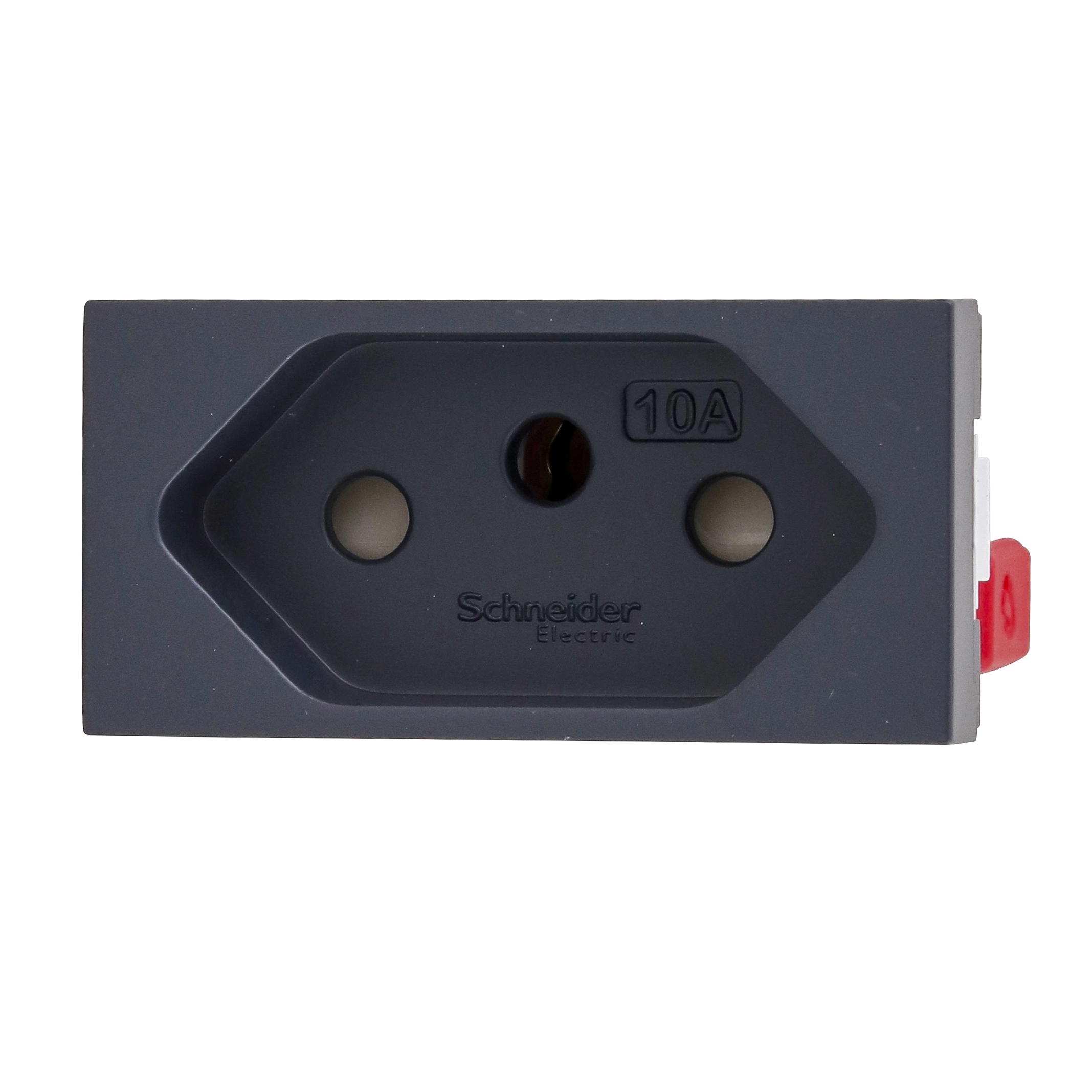 Modulo Tomada 2PT 10A 250V Borne Automatico Grafite Orion Schneider