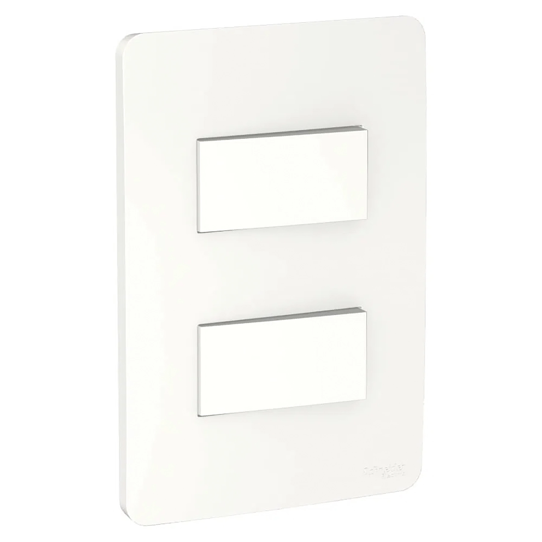 Conjunto 2 Interruptores Simples 10A Orion Branco Schneider