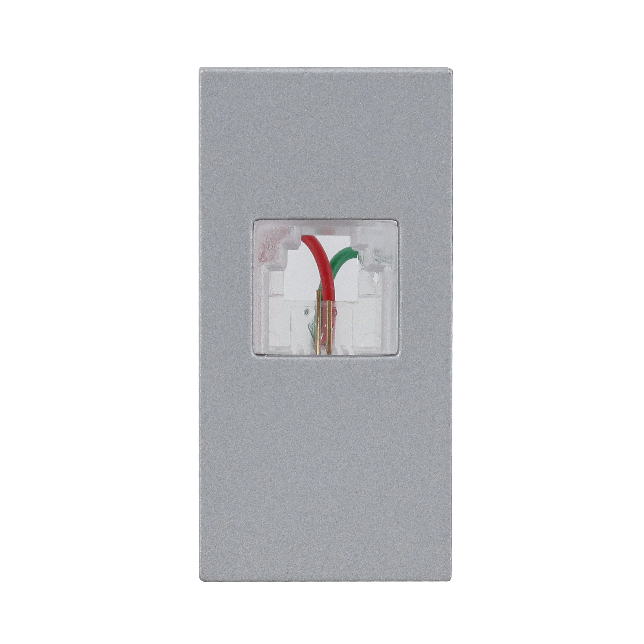 Modulo Tomada RJ11 2 Fios Aluminio Orion Schneider