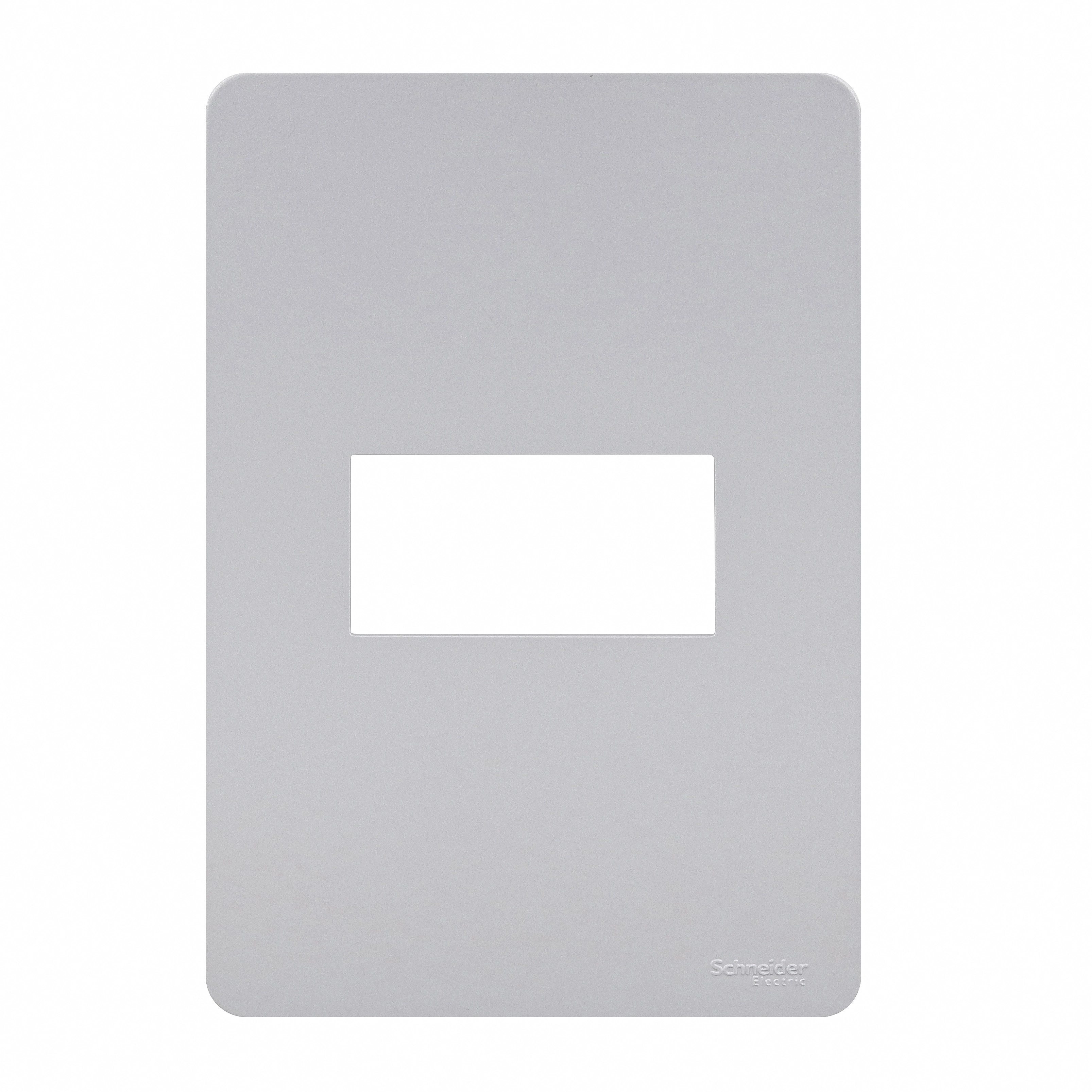 Placa 4X2 1 Módulo Gamma Silver Orion Schneider