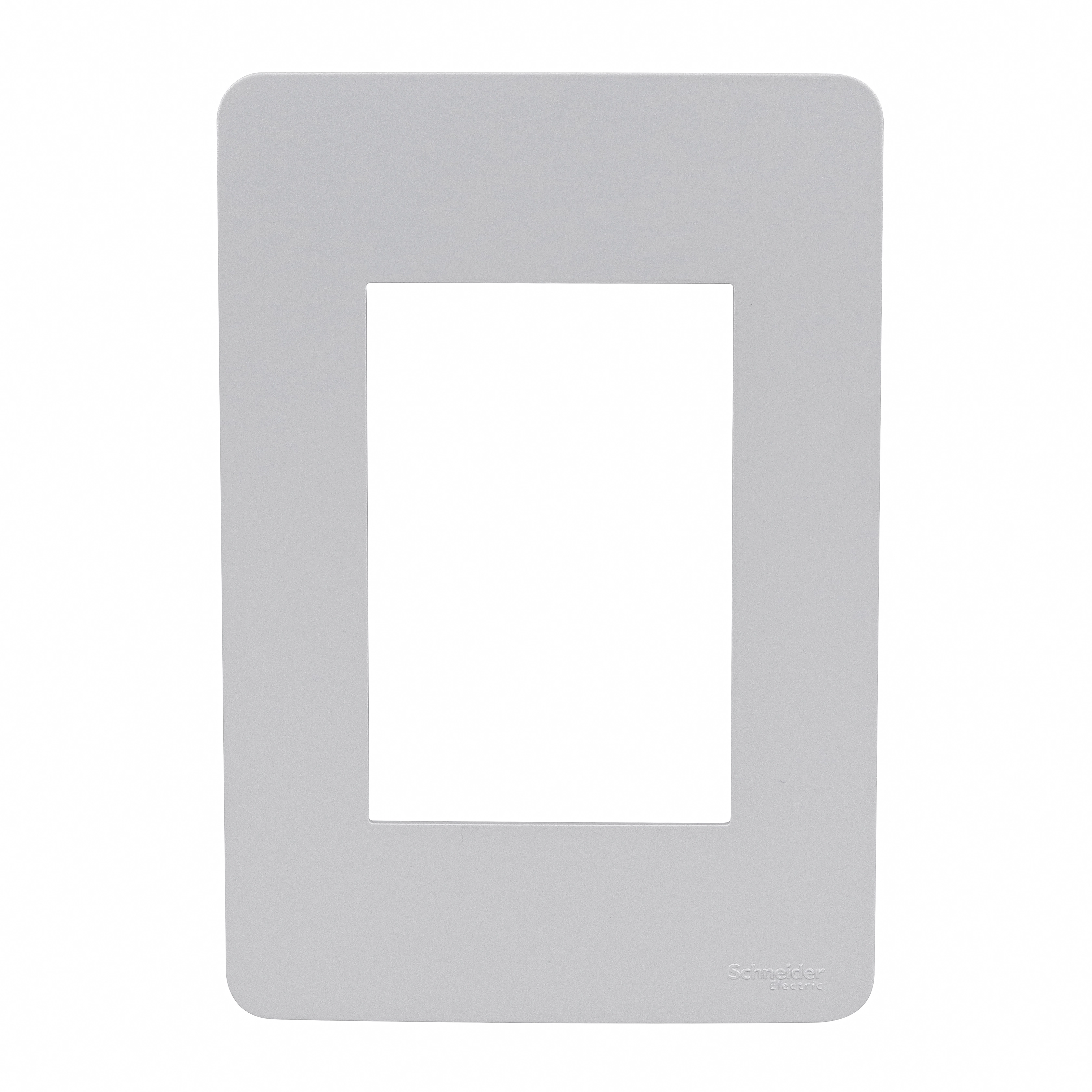 Placa 4X2 3 Módulos Gamma Silver Orion Schneider
