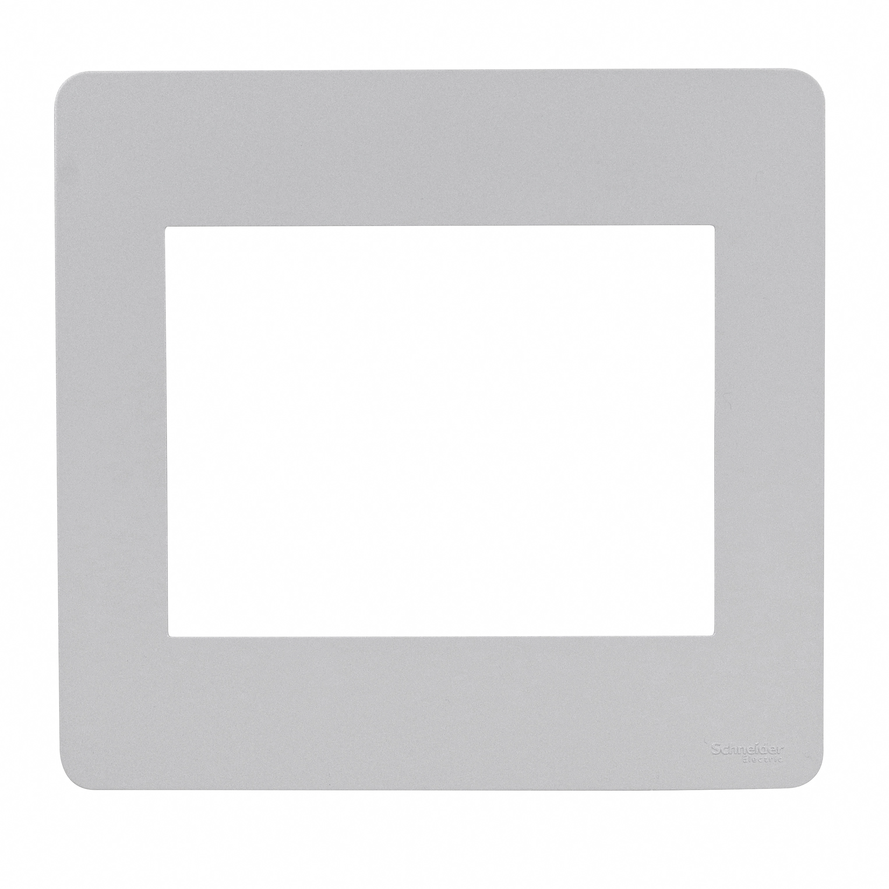 Placa 4X4 6 Módulos Gamma Silver Orion Schneider