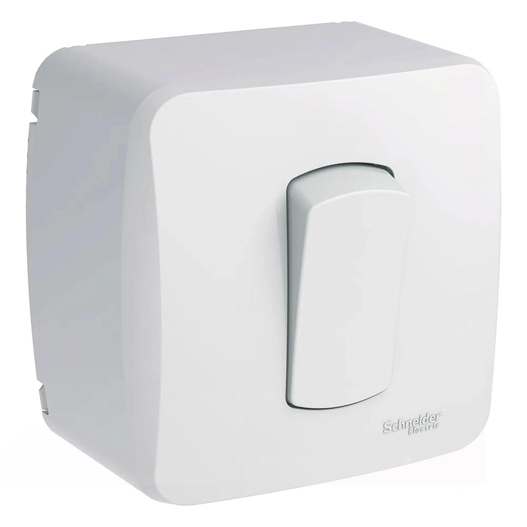 Conjunto Sobrepor 1 Interruptor Paralelo 10A Miluz Branco Schneider