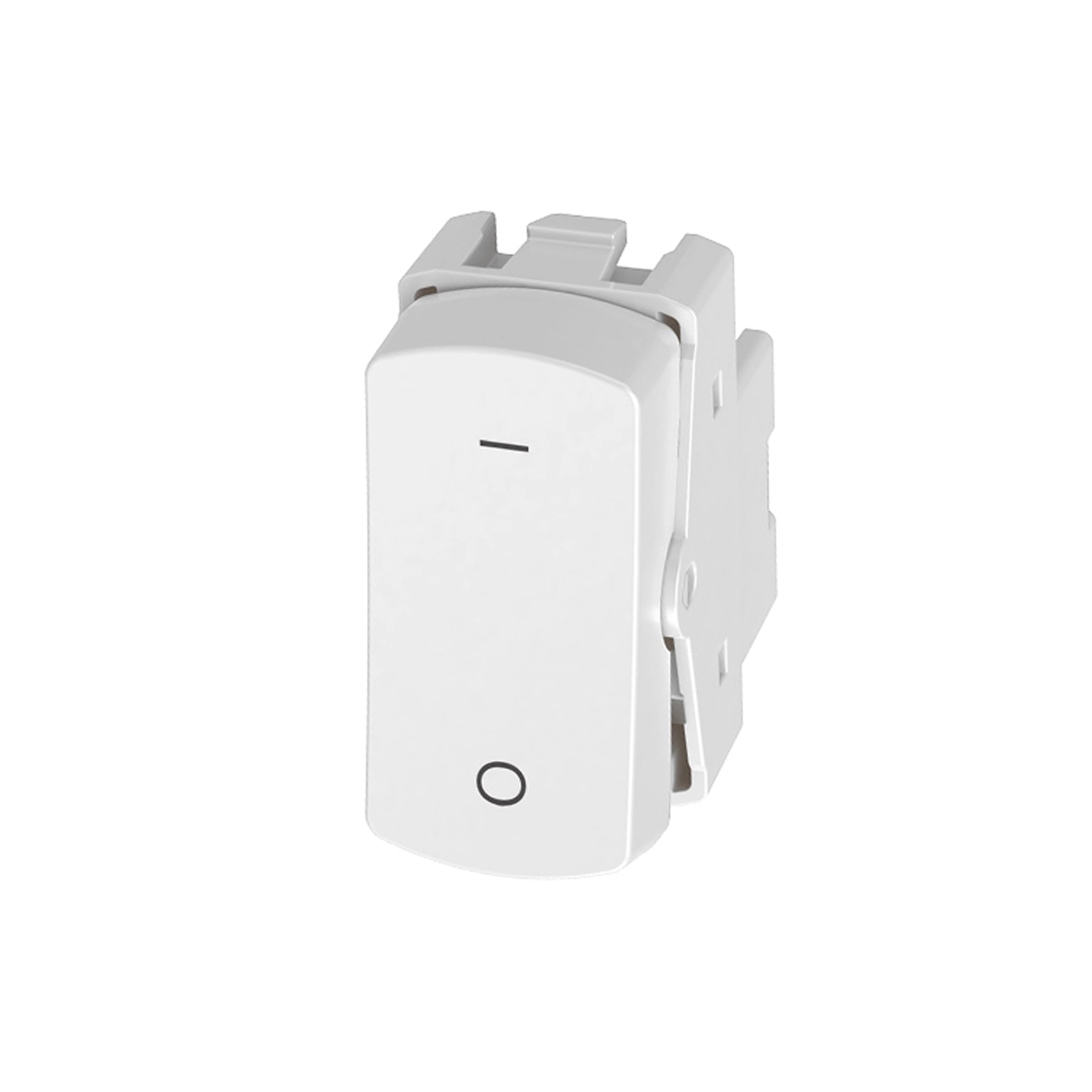 Módulo De Interruptor Bipolar Simples 25A Branco Miluz Schneider