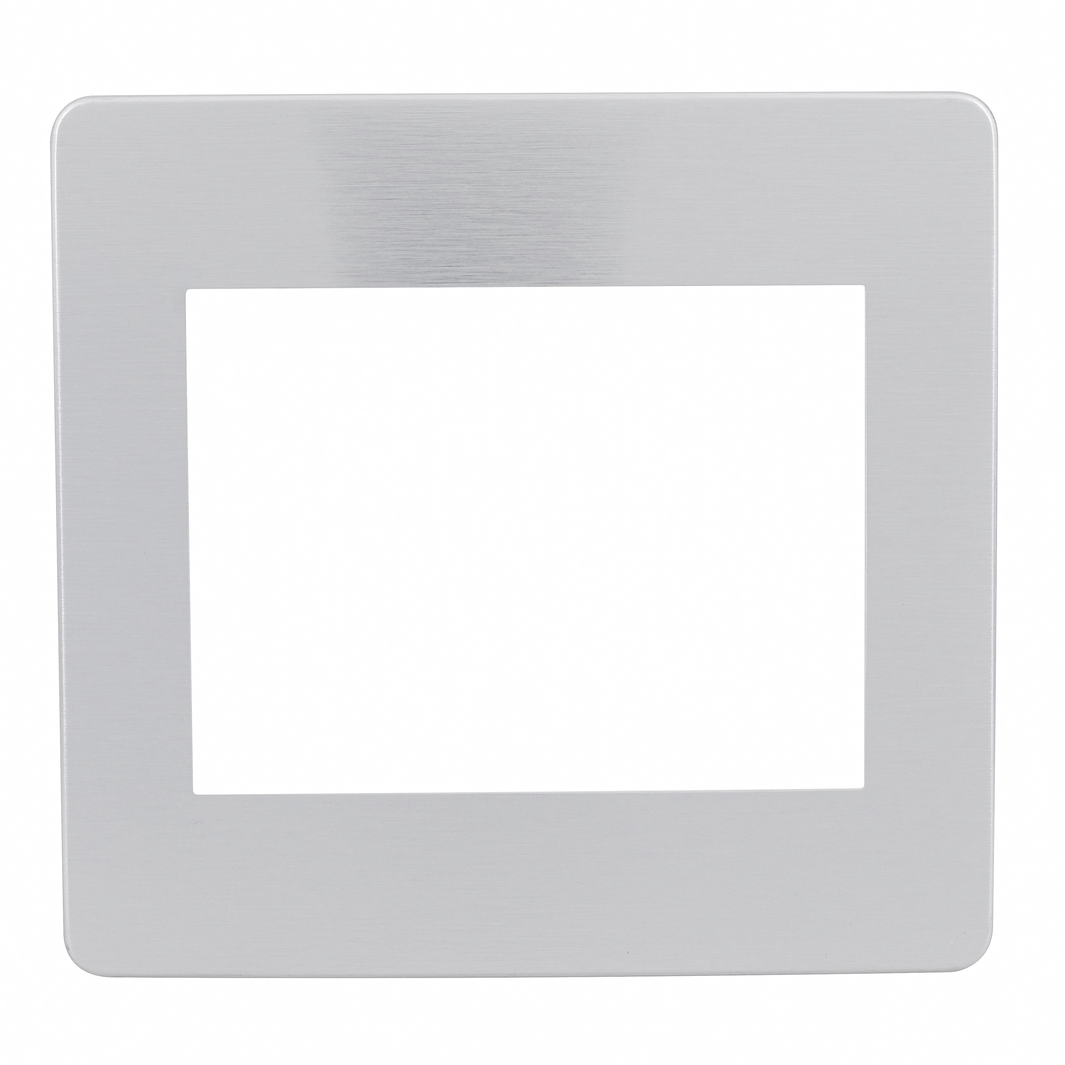 Placa 4X4 6 Módulos Branco Chrome Soft Orion Schneider