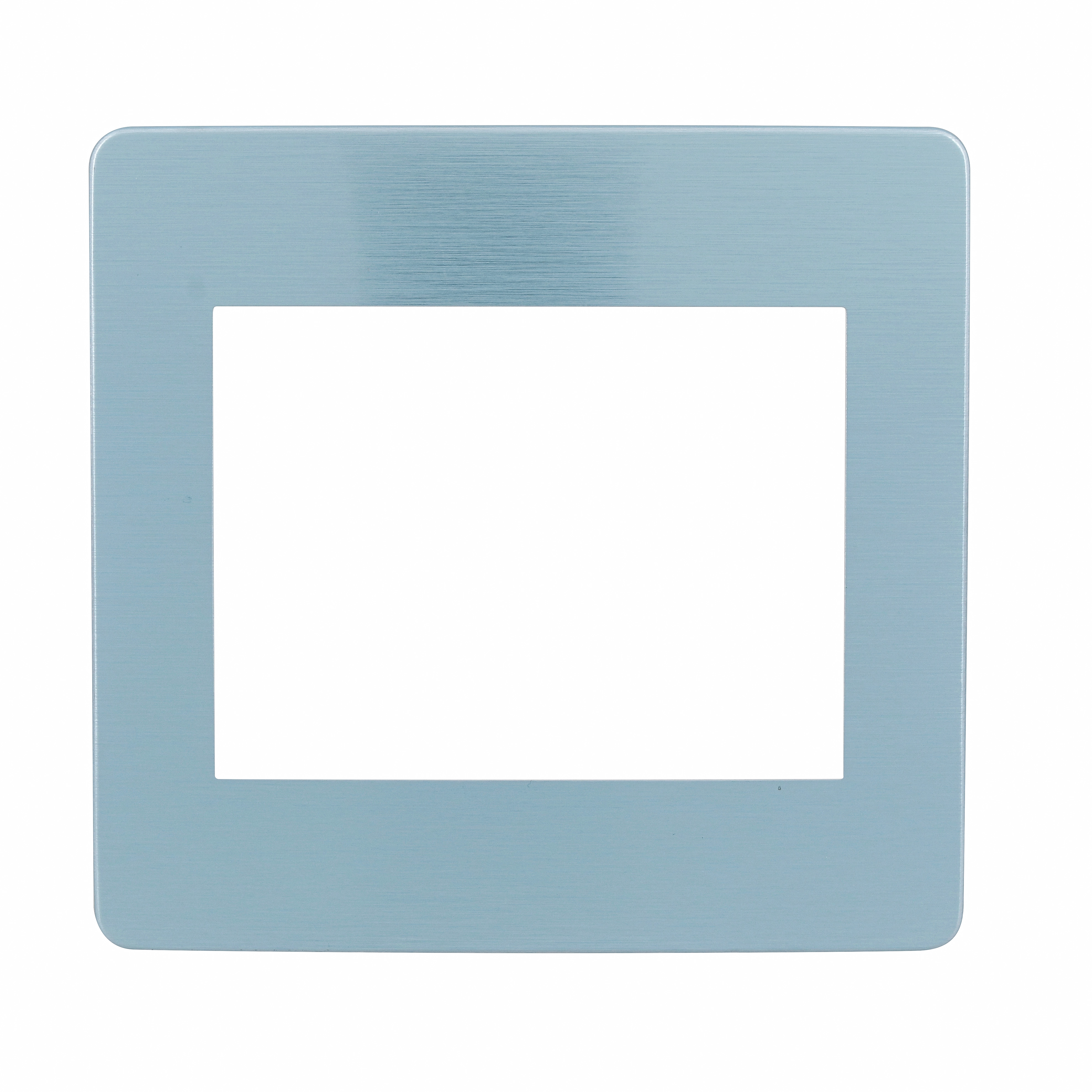 Placa 4X4 6 Módulos Branco Aluminio Orbital Blue Orion Schneider