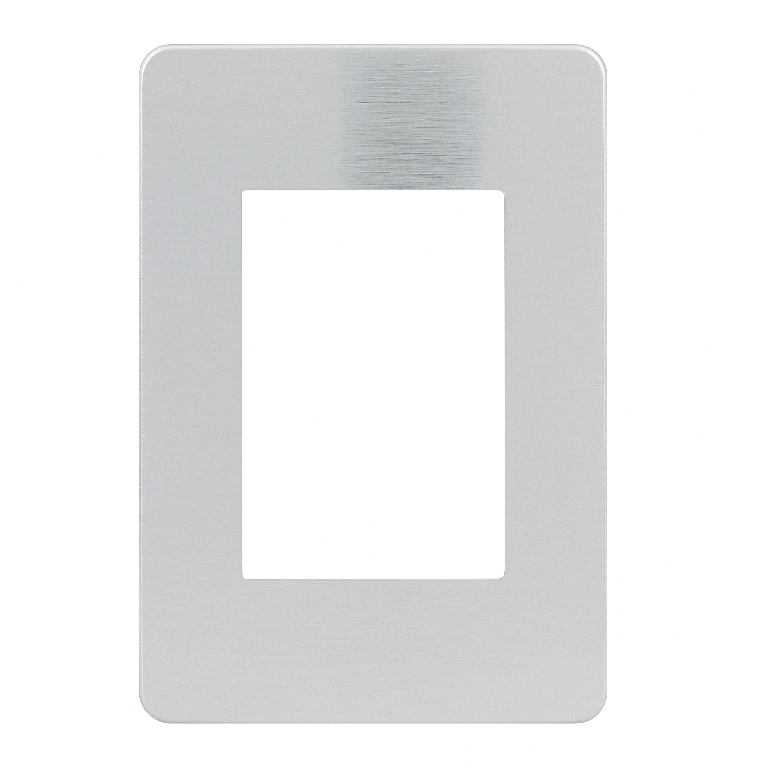 Placa 4X2 3 Módulos Branco Alumínio Cosmic Grey Orion Schneider