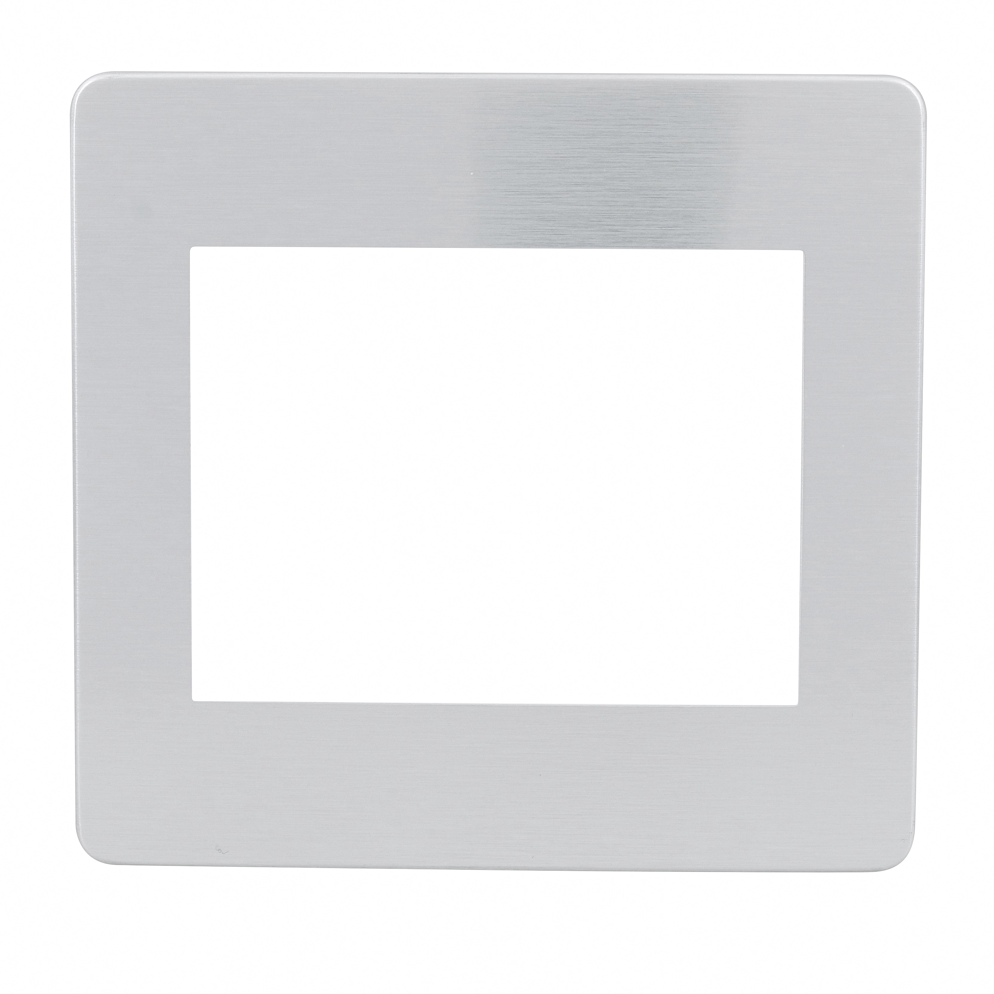 Placa 4X4 6 Módulos Branco Aluminio Cosmic Grey Orion Schneider