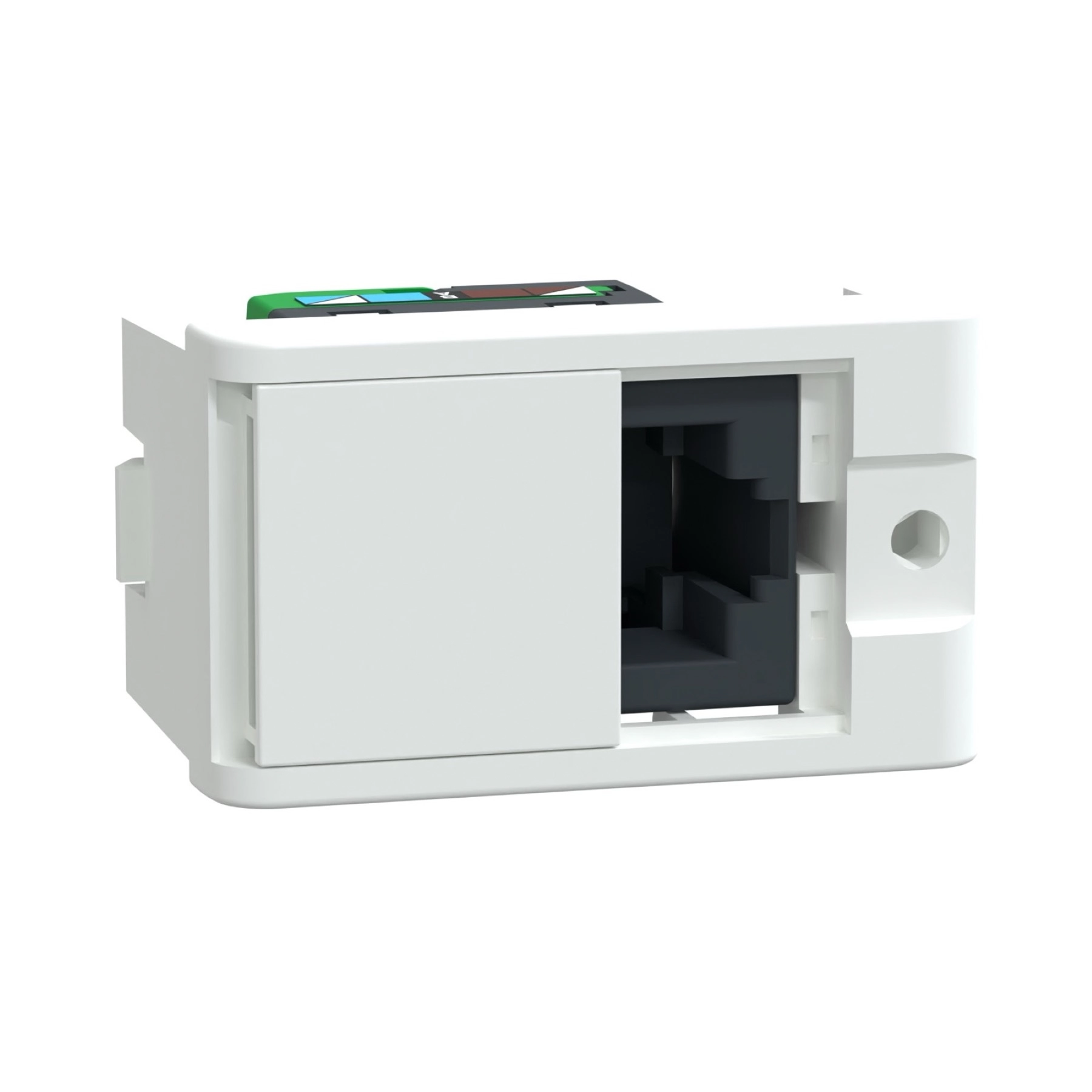 Módulo Tomada 8 Fios Branco Lunare UP Schneider