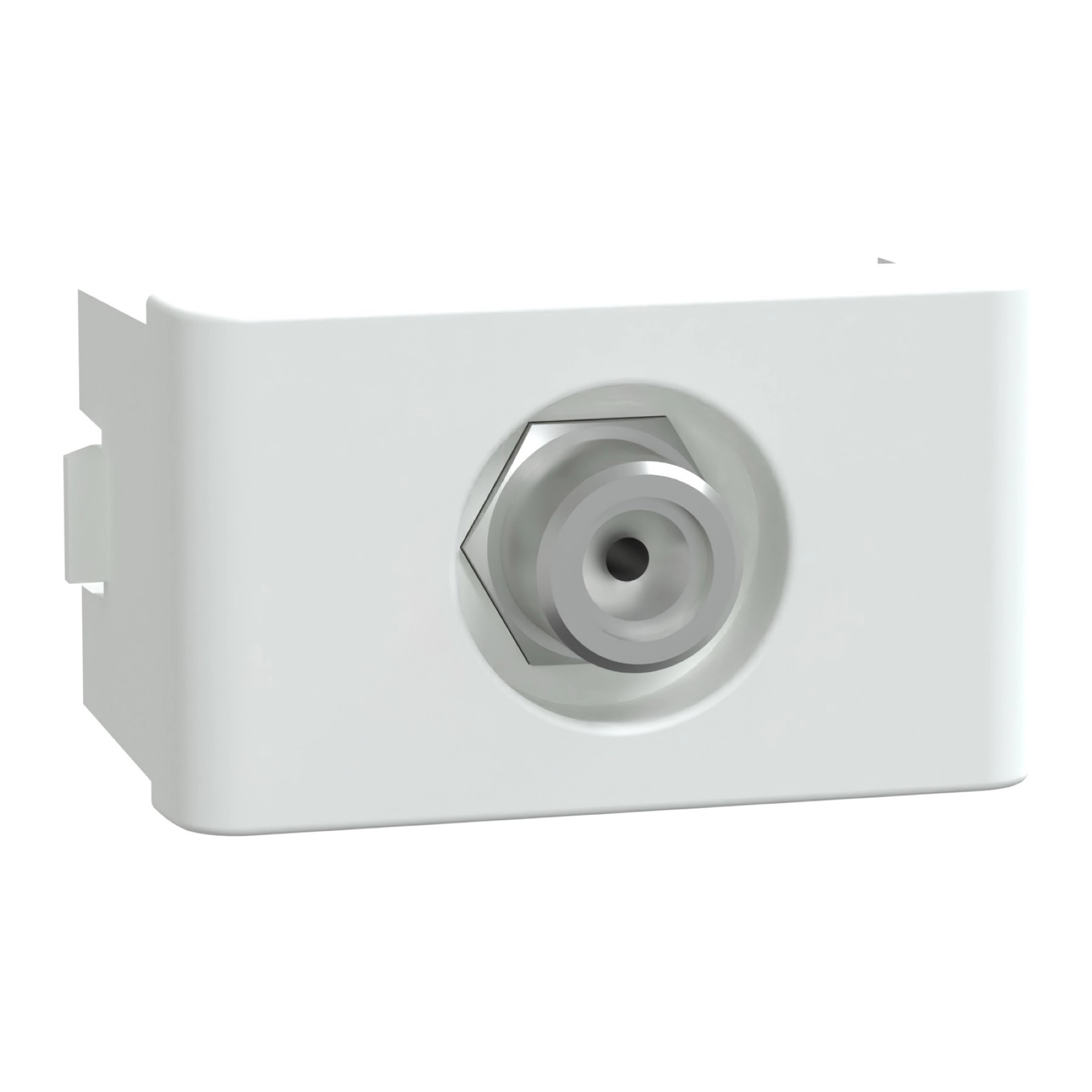 Módulo Tomada Antena de TV Cabo Coaxial Branco Lunare UP Schneider