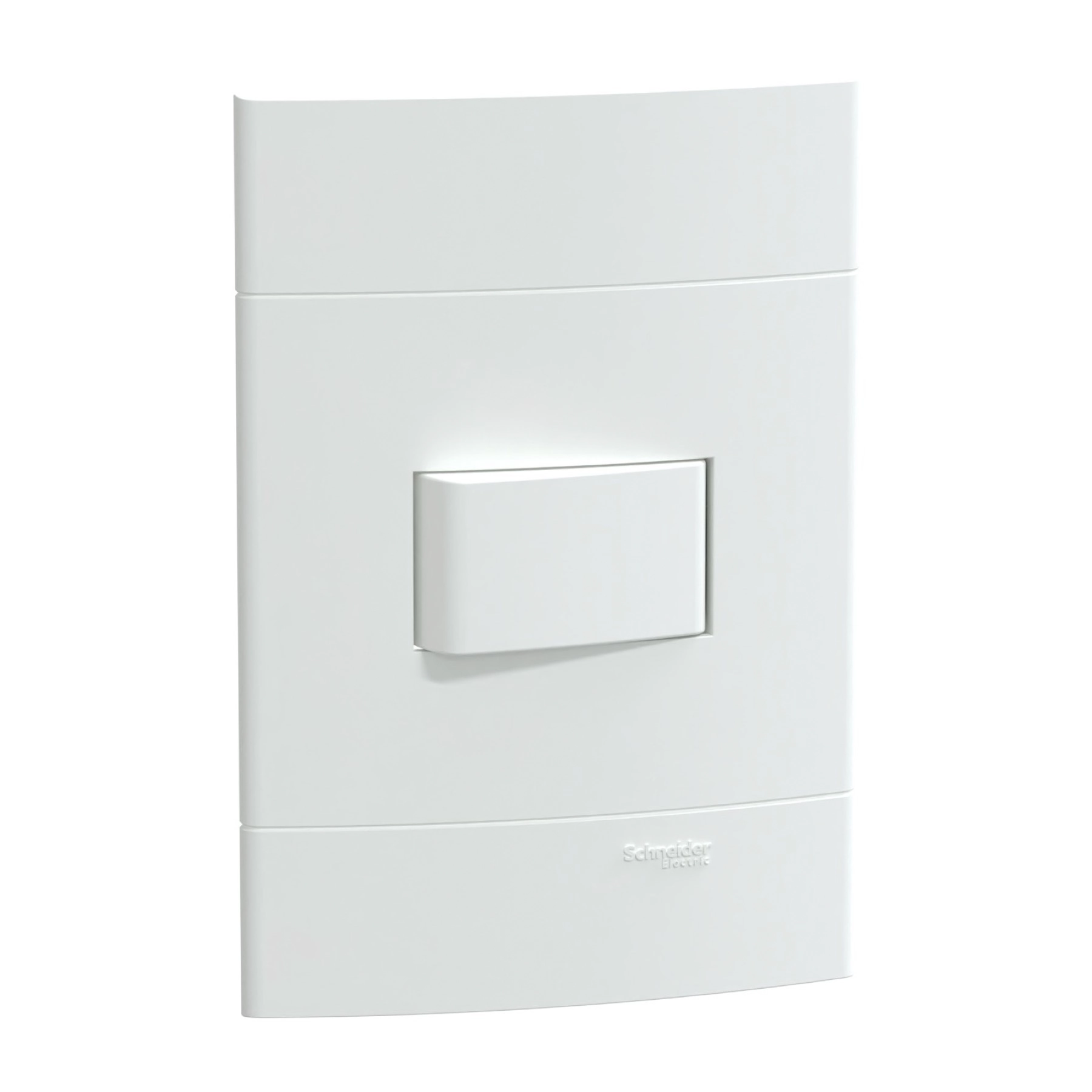 Conjunto Interruptor Simples 10A Branco Lunare UP Schneider