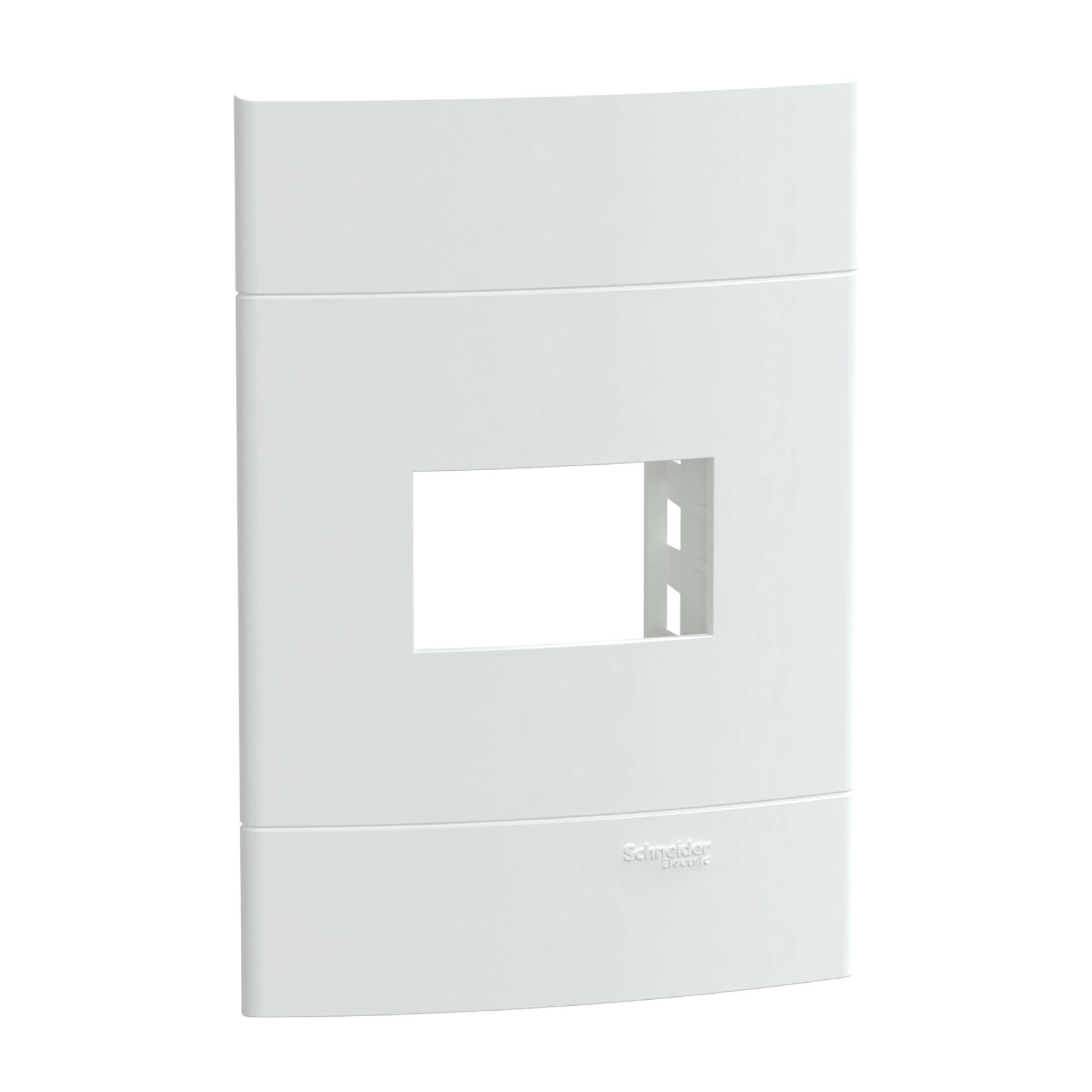 Placa com Suporte 4x2 de 1 Posto Branca Lunare UP Schneider