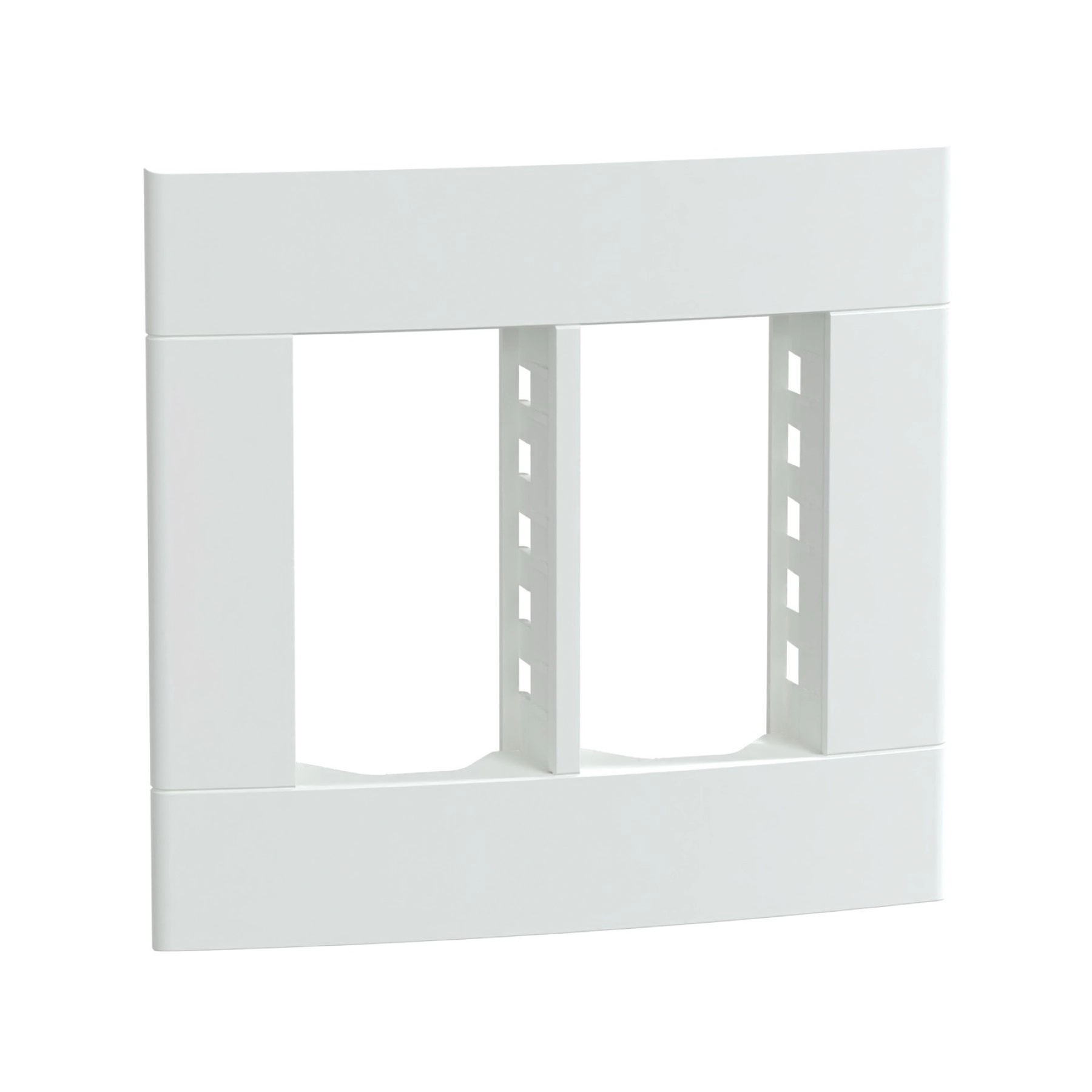 Placa com Suporte 4x4 de 6 Postos Branca Lunare UP Schneider
