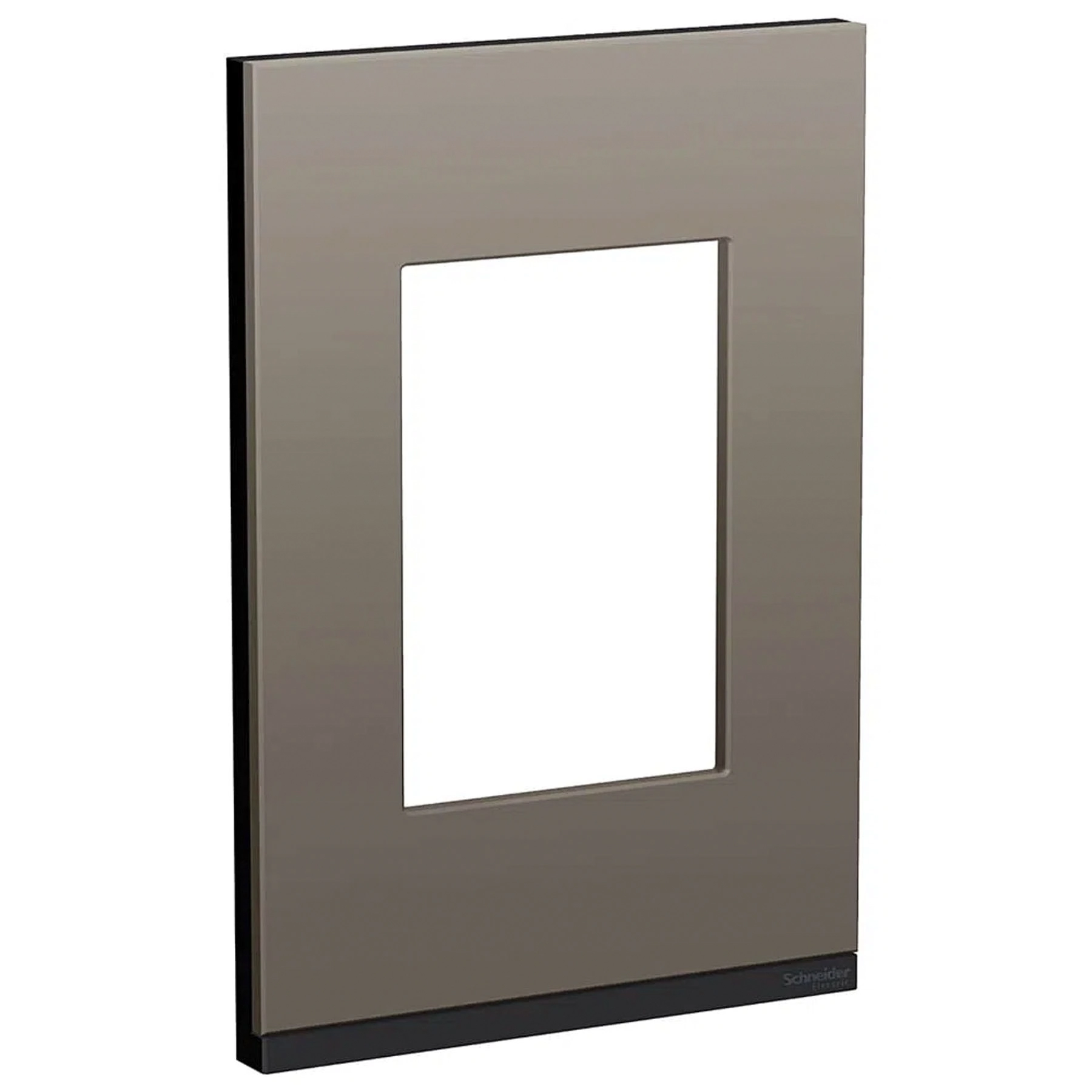 Placa com Suporte 4x2 3 Módulos Class Cinza Fenix Orion Schneider