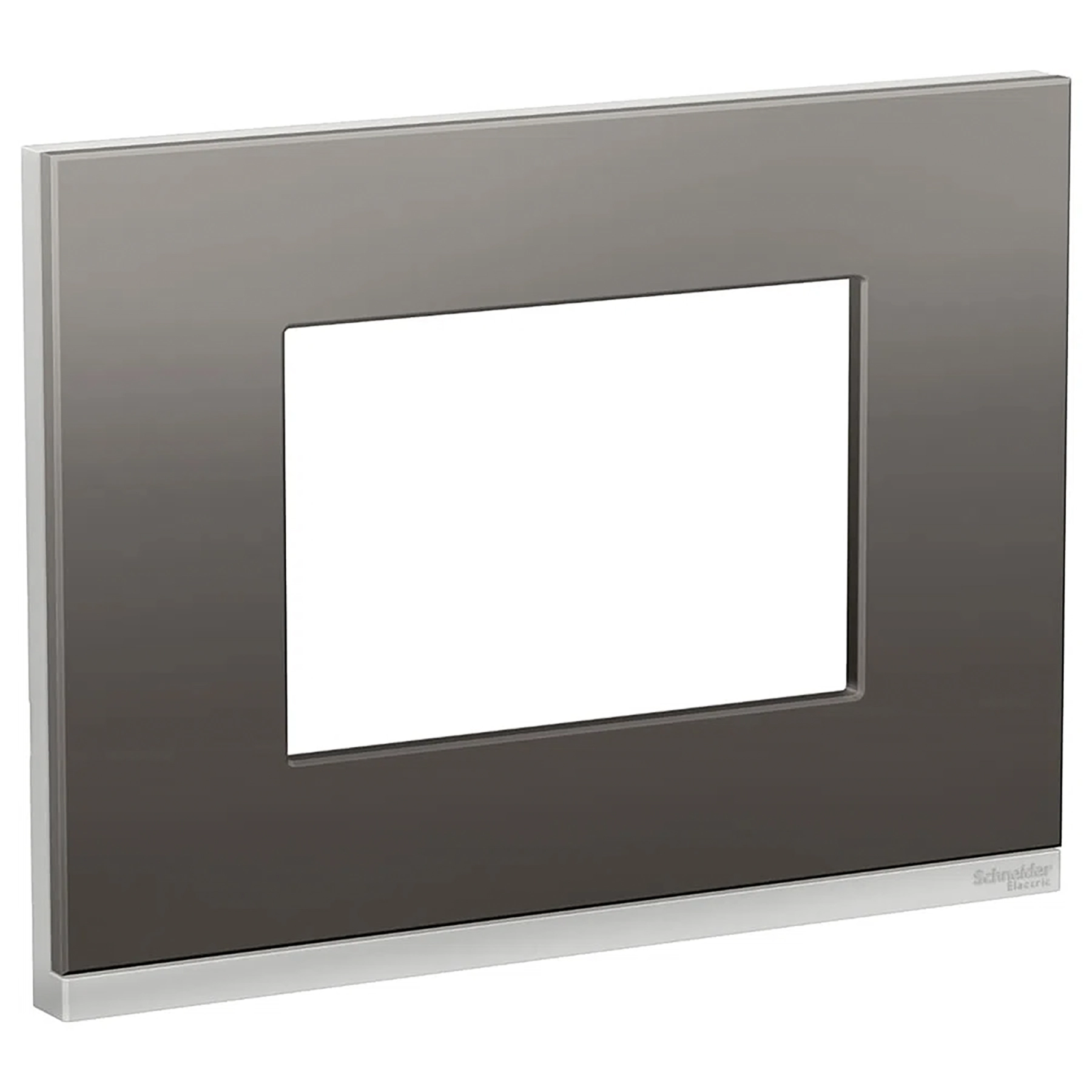 Placa com Suporte 4x2 3 Módulos Metal H Orion Schneider