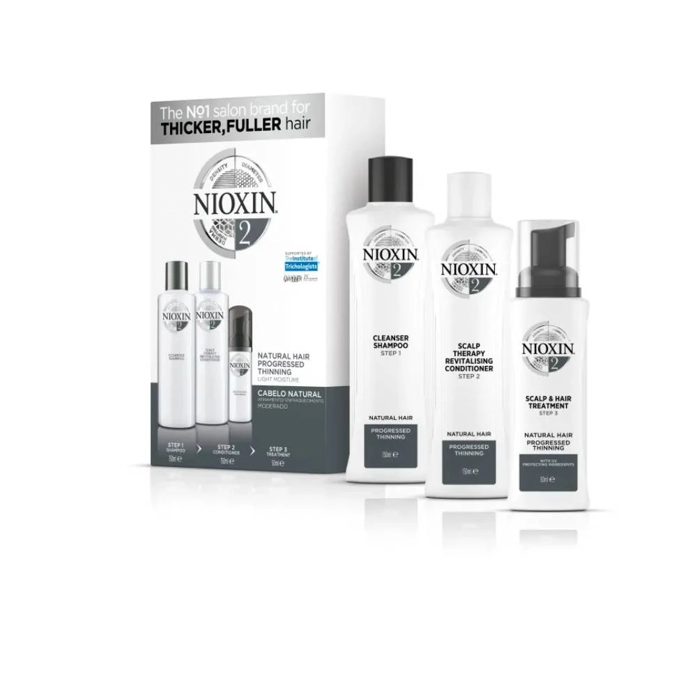 Kit Nioxin Sistema 2 Shampoo Condicionador Leave In