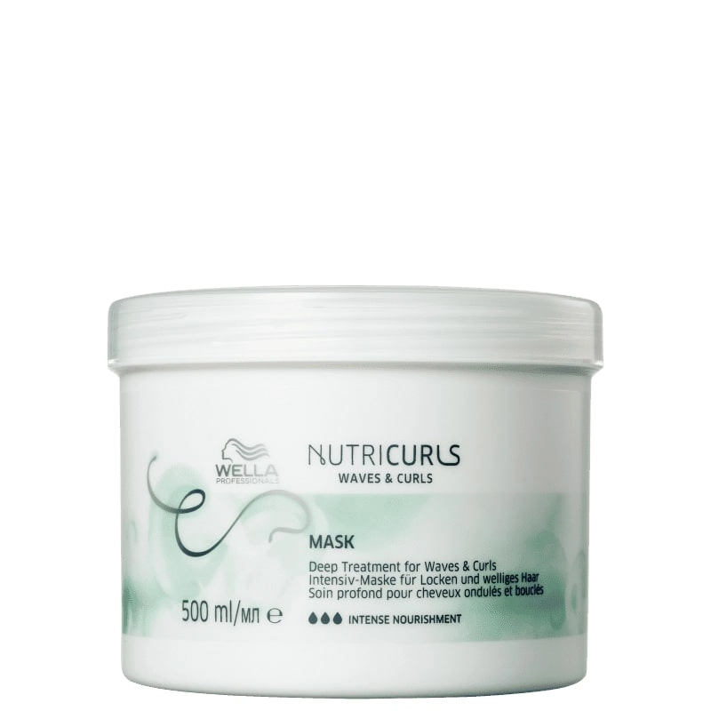 Mascara Condicionante 500ml Nutricurls Waves E Curls Wella Profissional