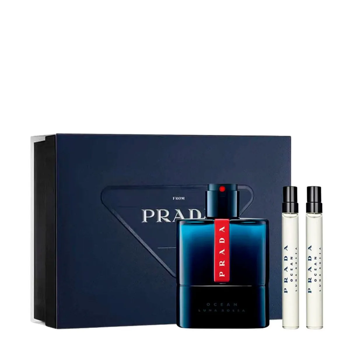 Kit Prada Luna Rossa Ocean Masculino - EDT 100ml + 2 Miniaturas 10ml Kit