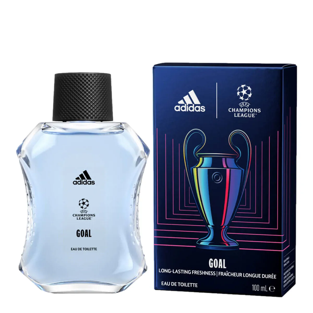 Eau De Toilette Goal Uefa Champions League Adidas Caixa 100ml