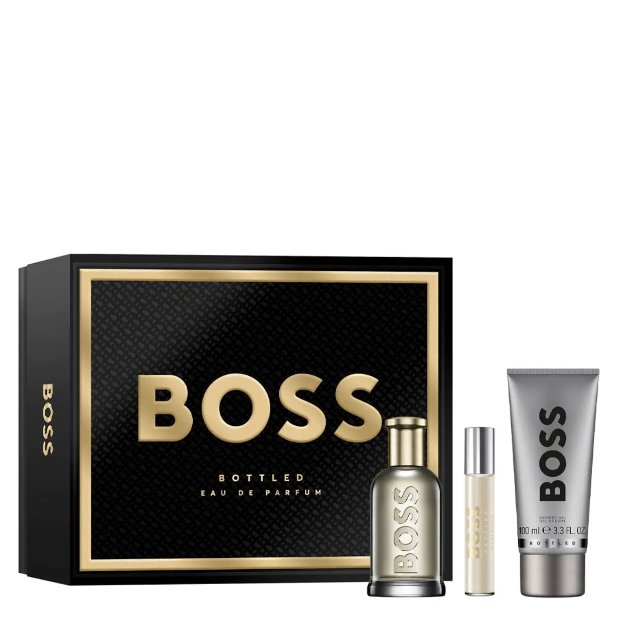 Kit Hugo Boss Boss Bottled Masculino - EDP 100ml + 10ml + SG 100ml
