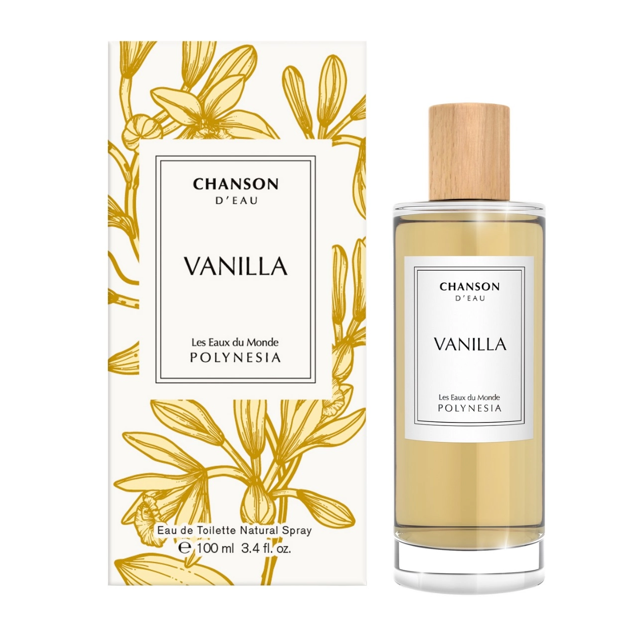 Eau De Toilette Vanilla Chanson Deau Caixa 100ml Spray