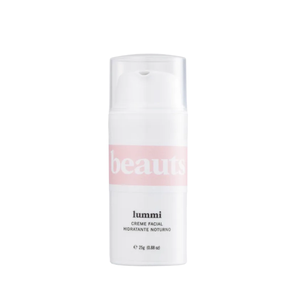 Creme Facial Beauts Noturno Lummi Hidratante E Clareador 25g