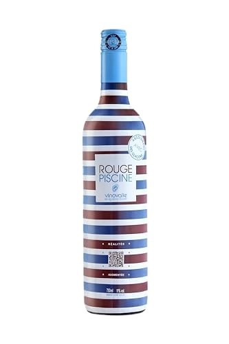 Vinho Francês Tinto Meio Seco Rouge Piscine Gamay Négrette Garrafa 750ml