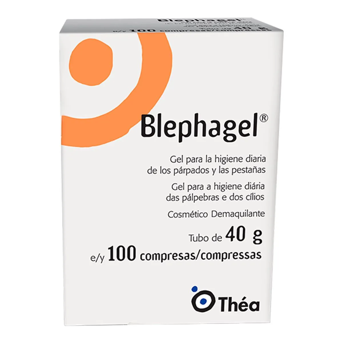 Gel Para Higiene Das Pálpebras E Dos Cílios Blephagel Caixa 40g