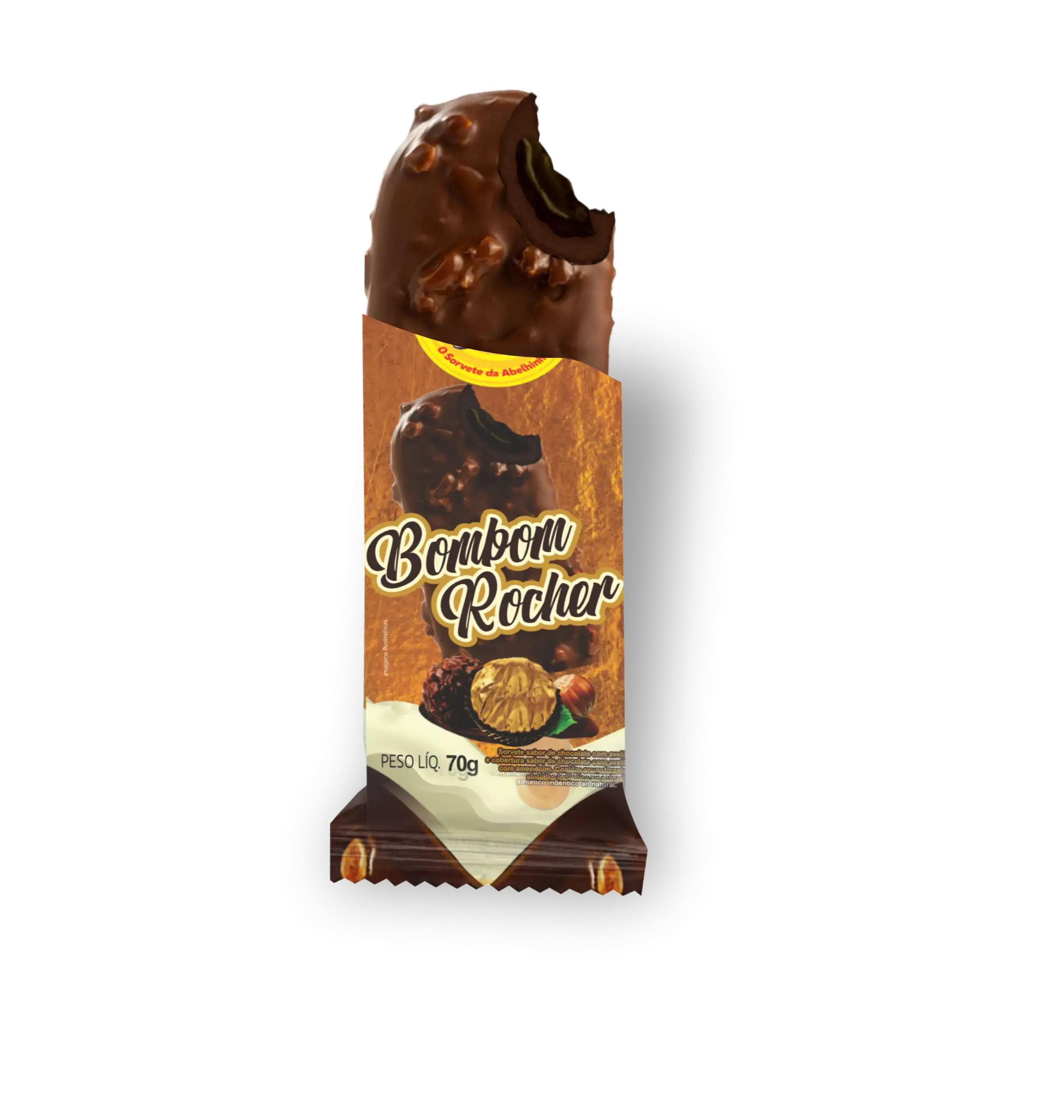 Sorv Skimel Bombom Rocher 70g