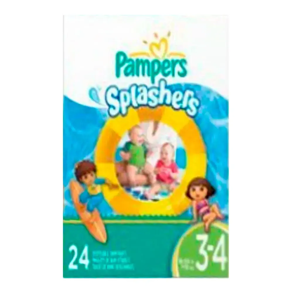 Splashers Size 3 4 Disposable Swim Pants