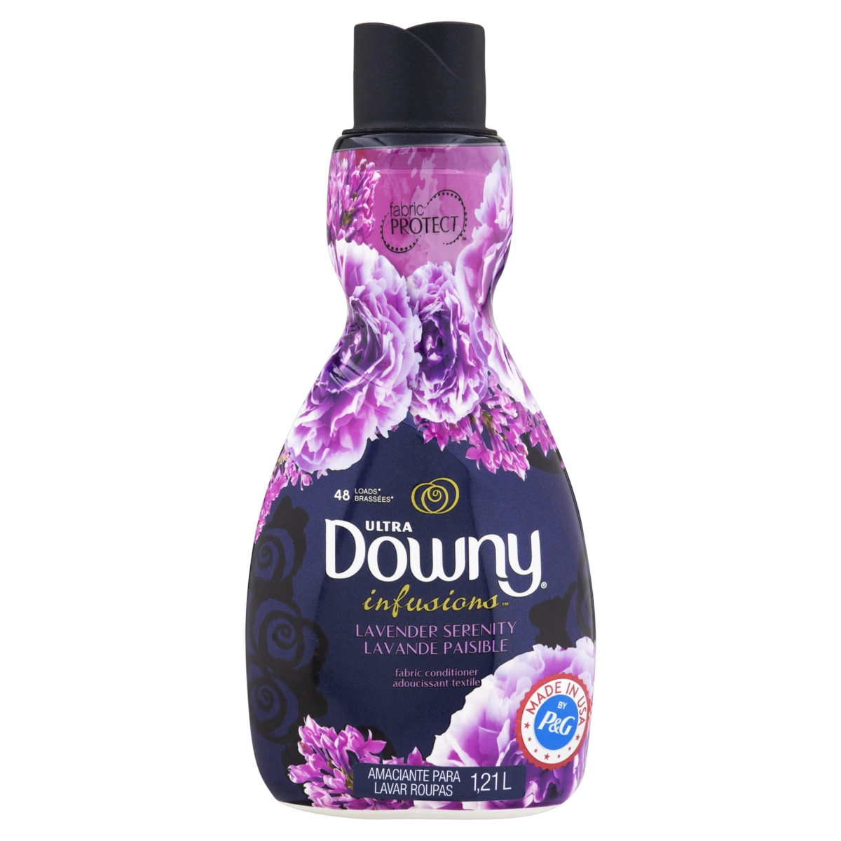 Amaciante De Roupa Concentrado Lavender Serenity Downy Infusions Frasco 1,21l