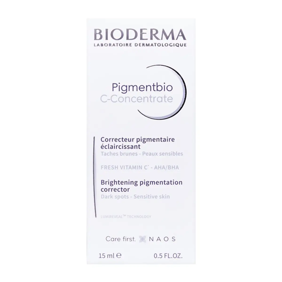Sérum Facial Concentrado Clareador e Antioxidante Bioderma Pigmentbio C-Concentrate com 15 ml
