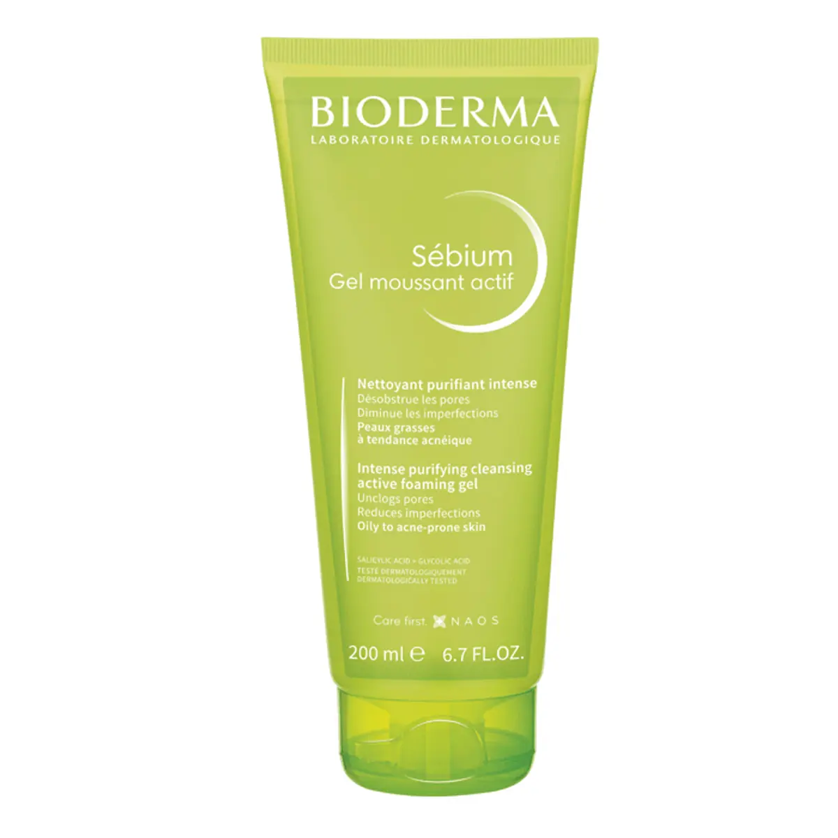 Gel De Limpeza Sébium Bioderma Gel Moussant Actif Com 200ml
